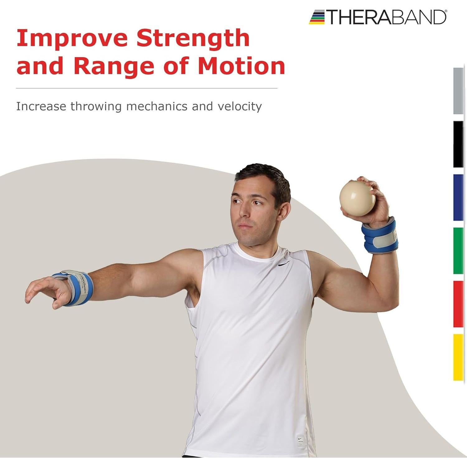 Pelota Isotónica THERABAND Azul 2.49 kg para Ejercicio