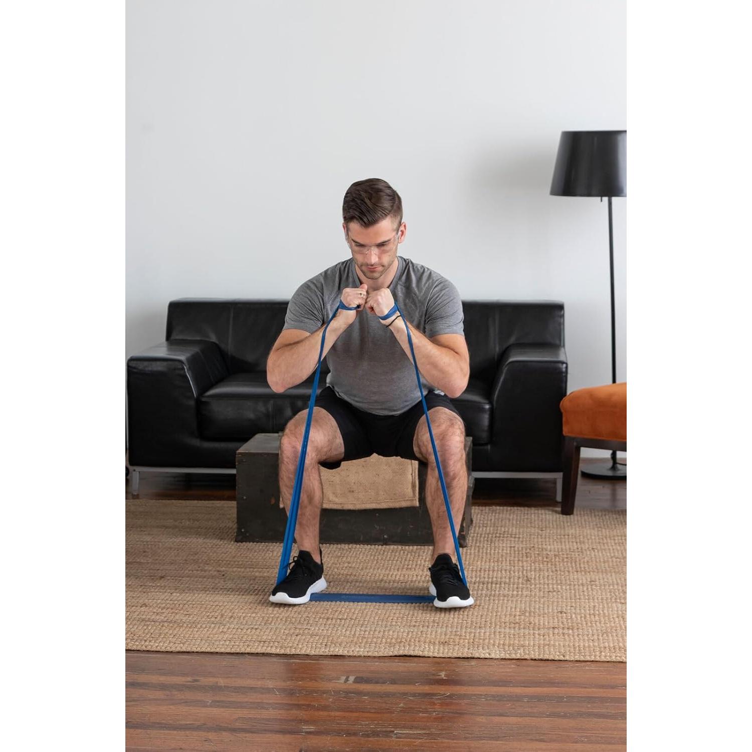 Juego de 7 Bandas de Resistencia THERABAND 1.83m Multicolor