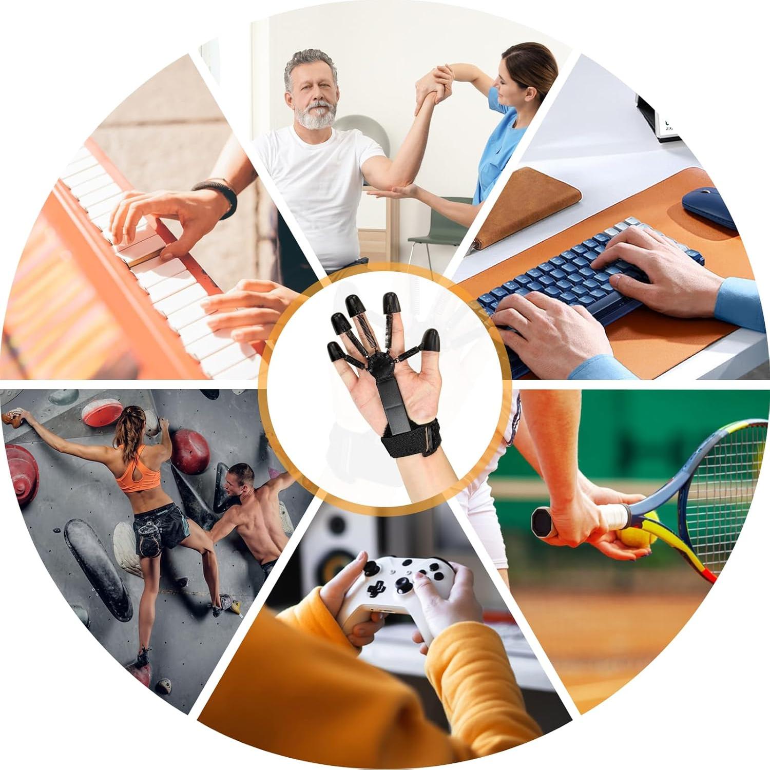 Ejercitador de Fuerza de Agarre de Dedos Foiueyga - Rehabilitación