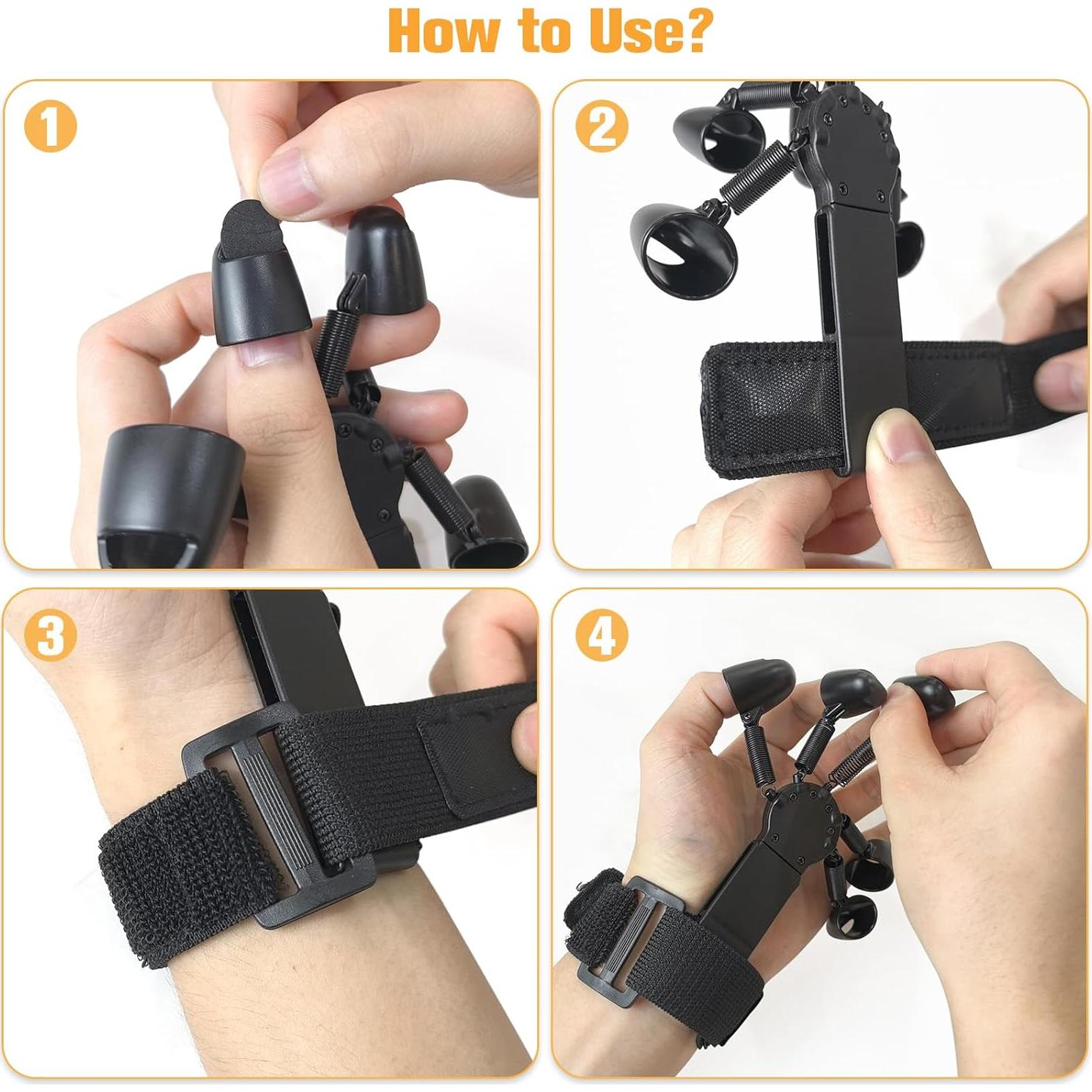 Ejercitador de Fuerza de Agarre de Dedos Foiueyga - Rehabilitación