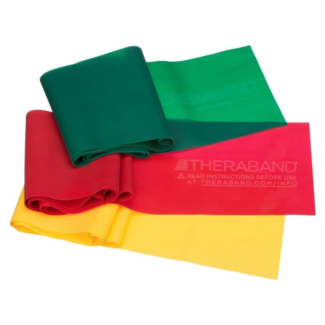 Juego de Bandas de Resistencia THERABAND Sin Láttex - Principiante