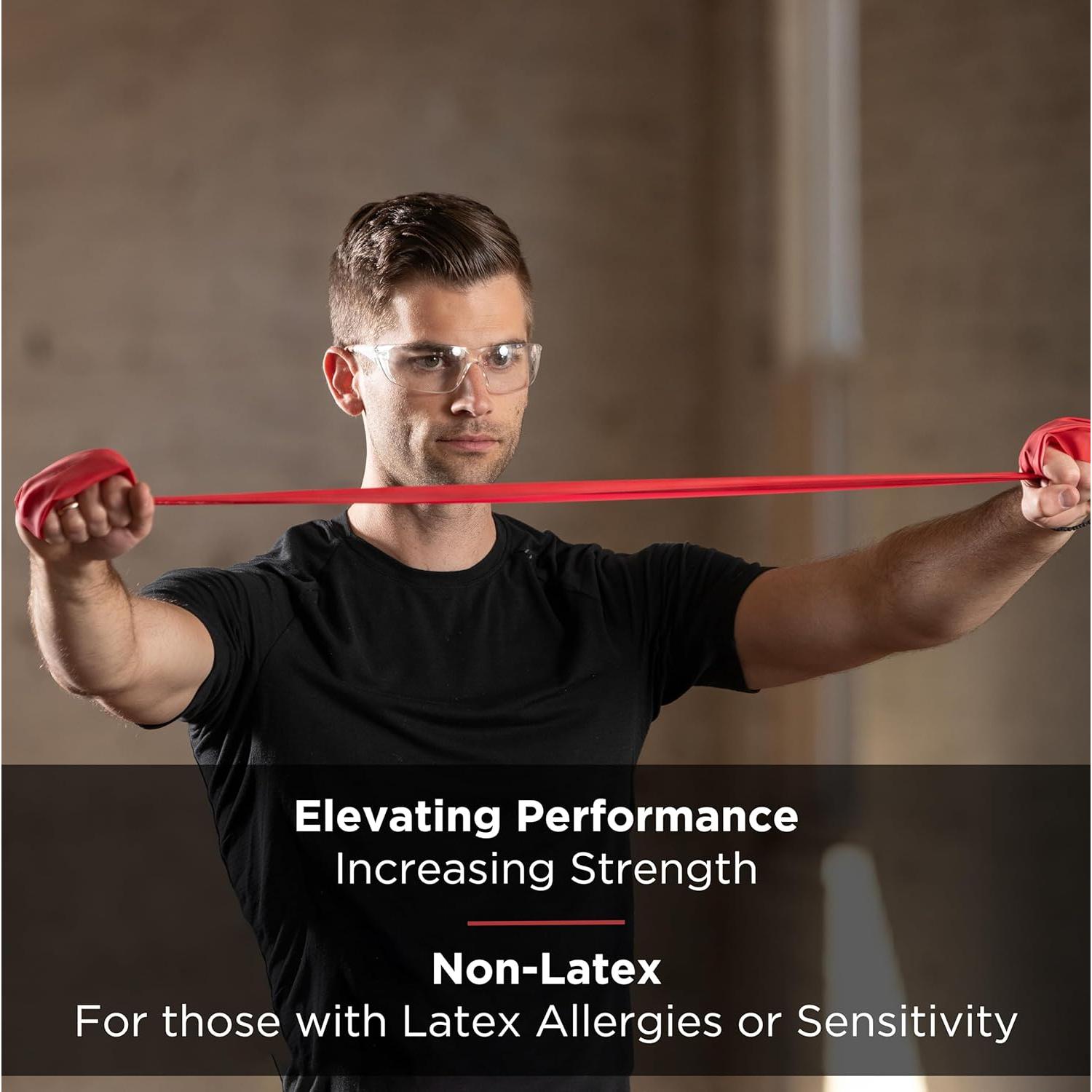 Juego de Bandas de Resistencia THERABAND Sin Láttex - Principiante