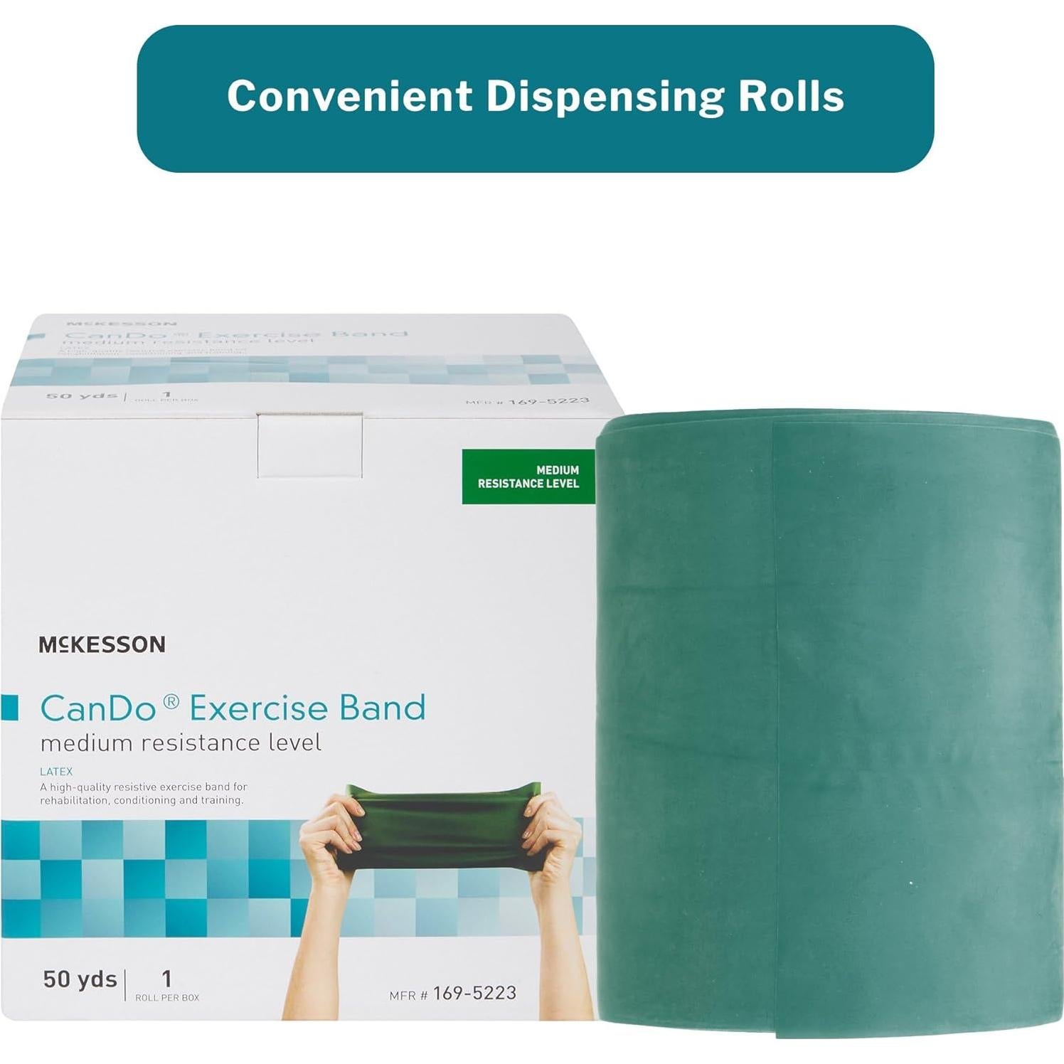 Banda de Resistencia McKesson Can Do Verde 12.7x127cm Resistencia Media