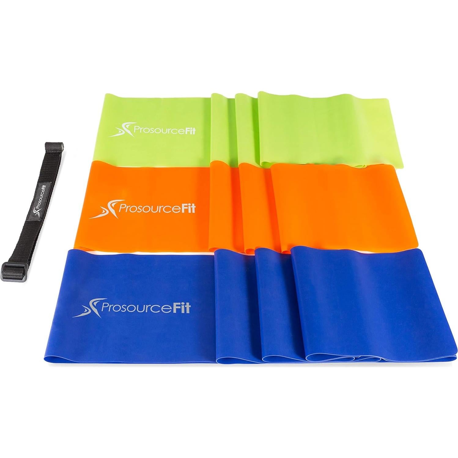 Conjunto de 3 Bandas de Resistencia ProsourceFit 1.83m - Terapia y Pilates