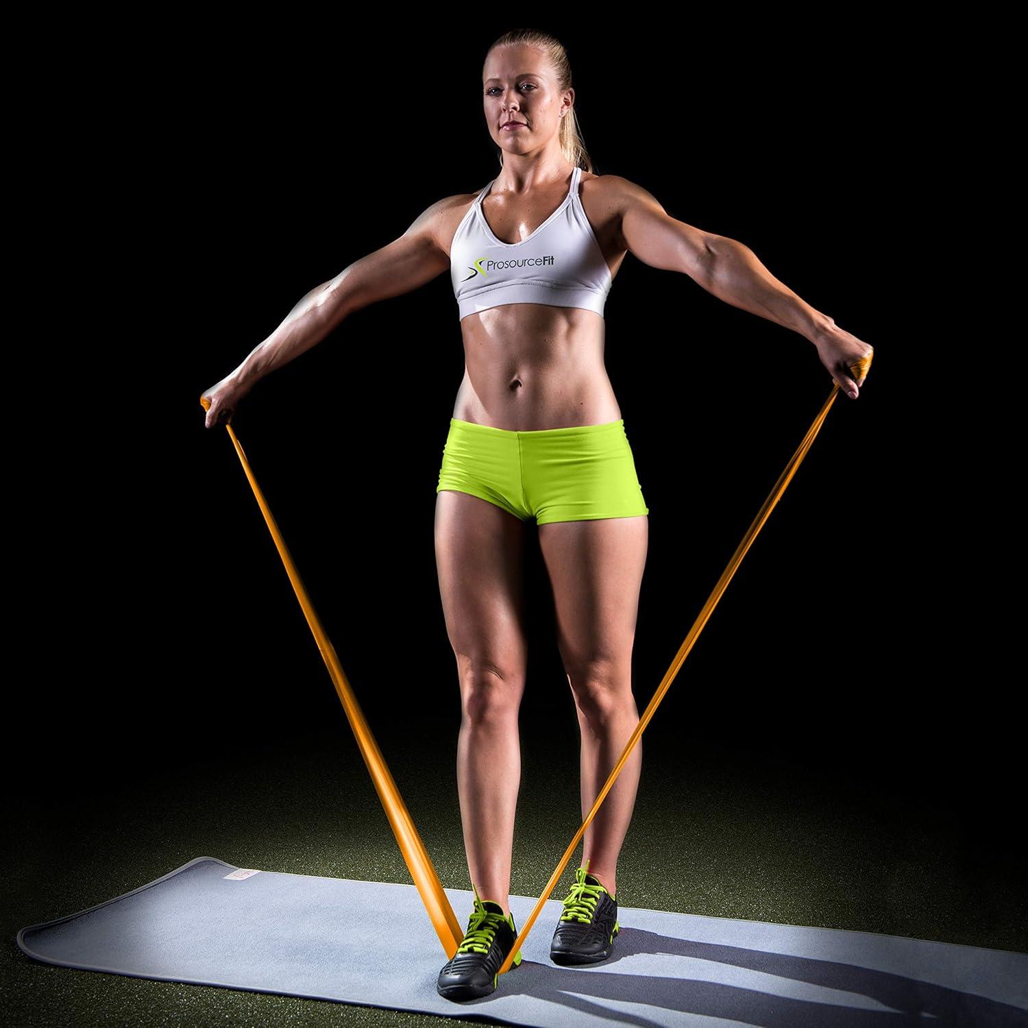 Conjunto de 3 Bandas de Resistencia ProsourceFit 1.83m - Terapia y Pilates