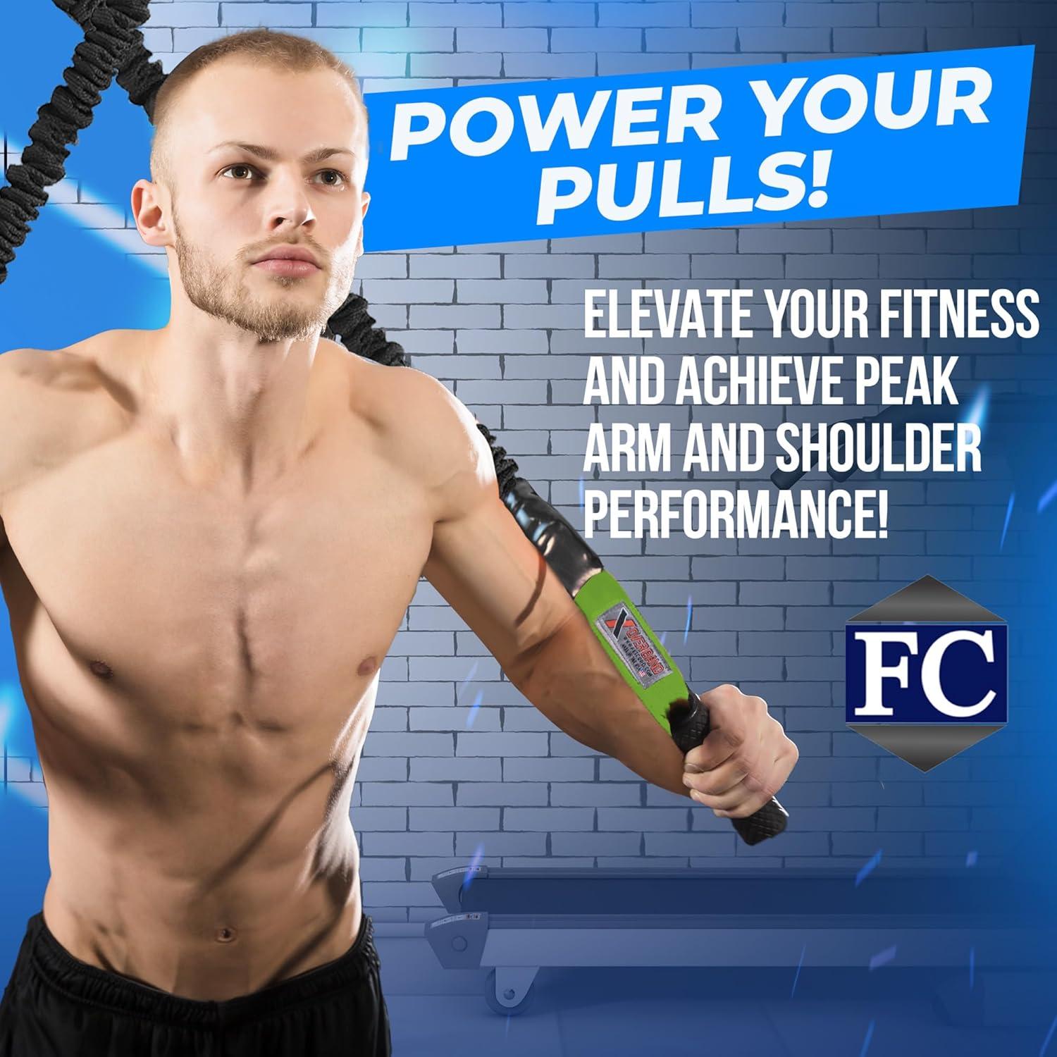 Bandas de Resistencia FITCORD 12lb para Entrenamiento de Fuerza