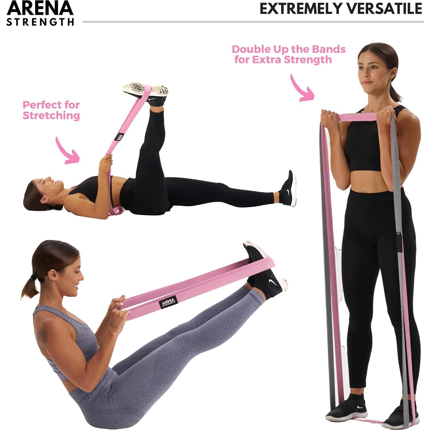 Conjunto de 4 Bandas de Resistencia Arena Strength - Ejercicio en Casa