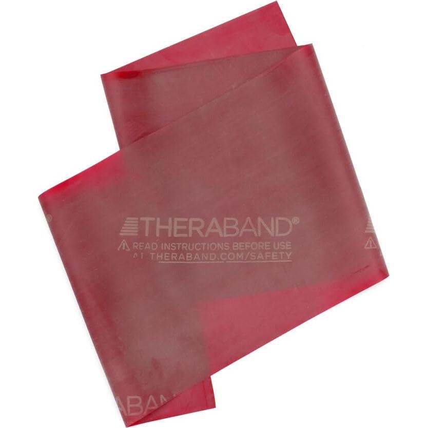 Bandas de Resistencia THERABAND 5.49m Láttex Rojo Nivel 3