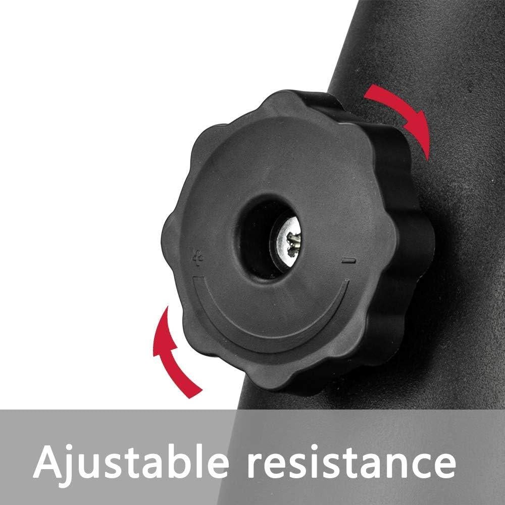 Bicicleta de Ejercicio Mini W002K con Resistencia Ajustable - Negro