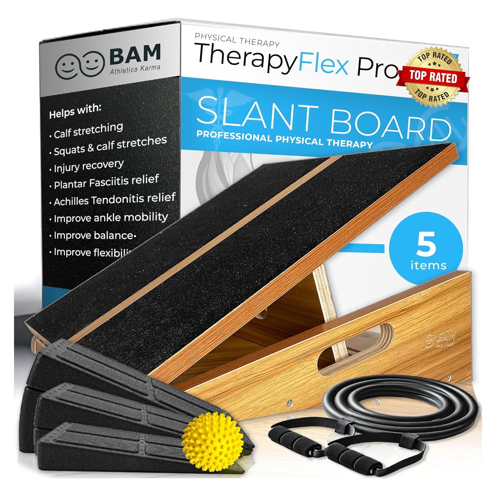 Tabla de Inclinación BAM TherapyFlex Pro para Estiramiento de Pantorrillas
