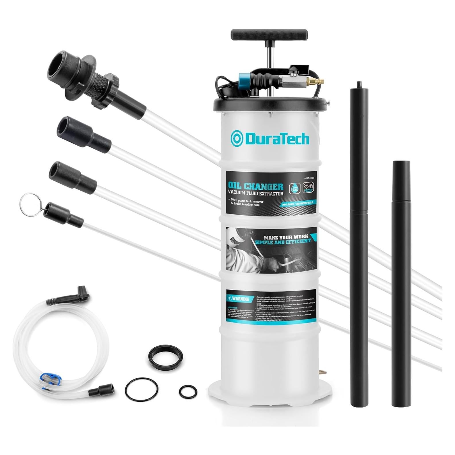 Extractor de Aceite Pneumático Manual DURATECH 6.5L