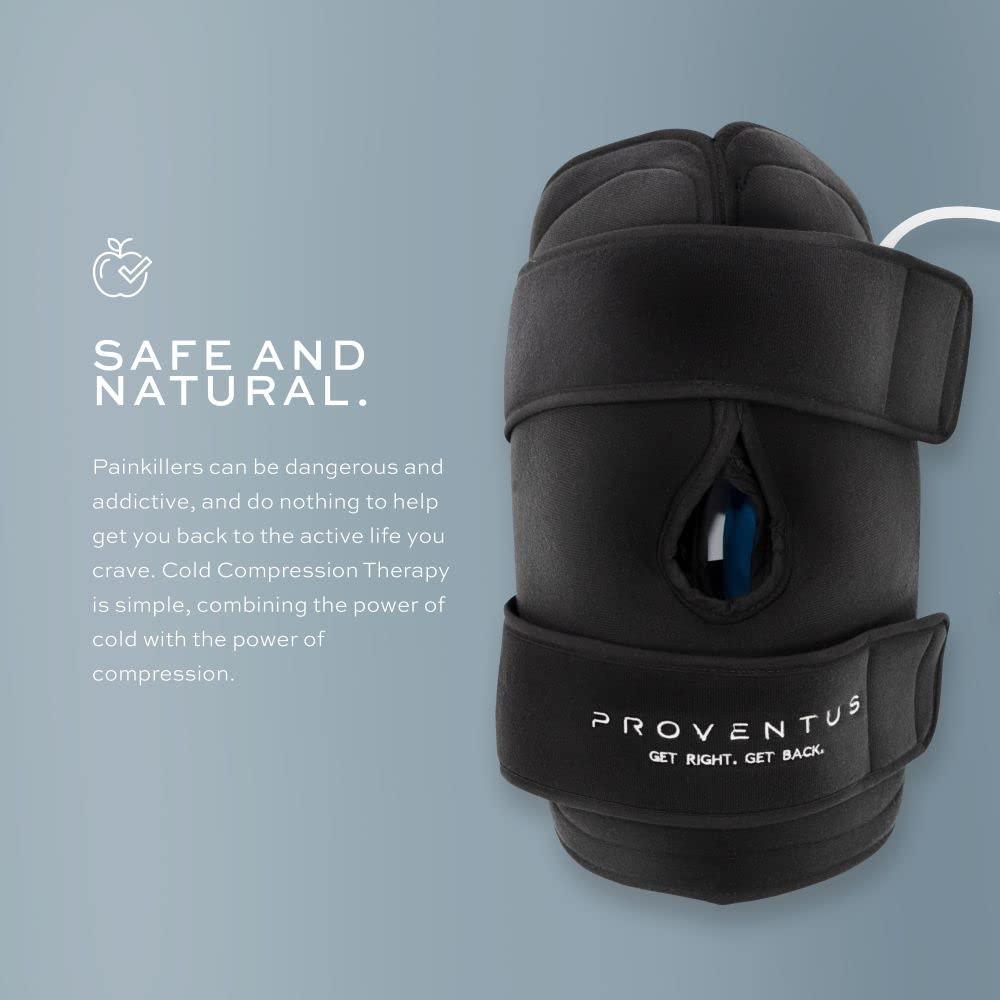 Faja de Compresión Fría para Rodilla Alivio Dolor - Inflable