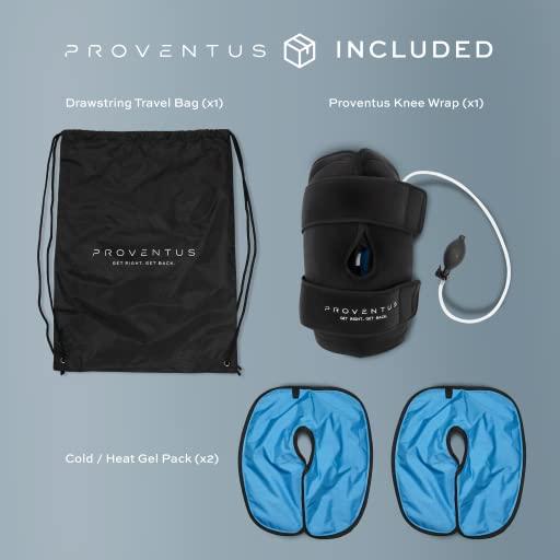 Faja de Compresión Fría para Rodilla Alivio Dolor - Inflable