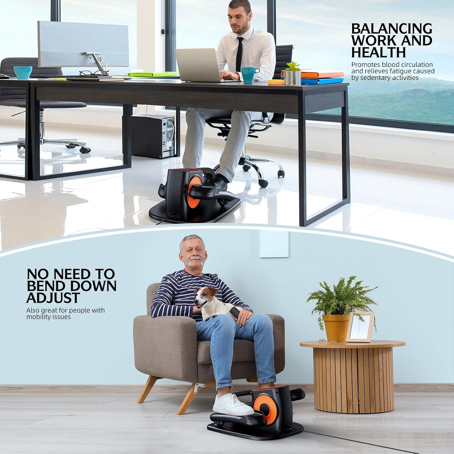 Elíptica Bajo Escritorio DUREXO EB-030 Silenciosa 12 Velocidades