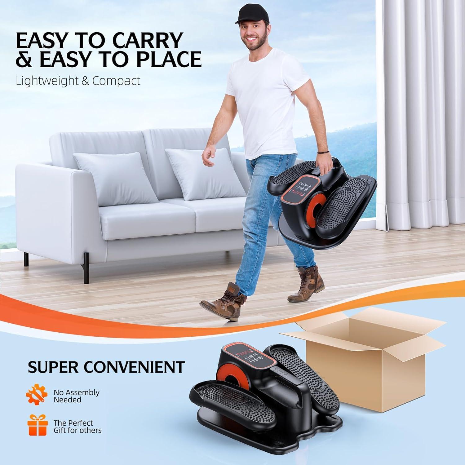 Elíptica Bajo Escritorio DUREXO EB-030 Silenciosa 12 Velocidades