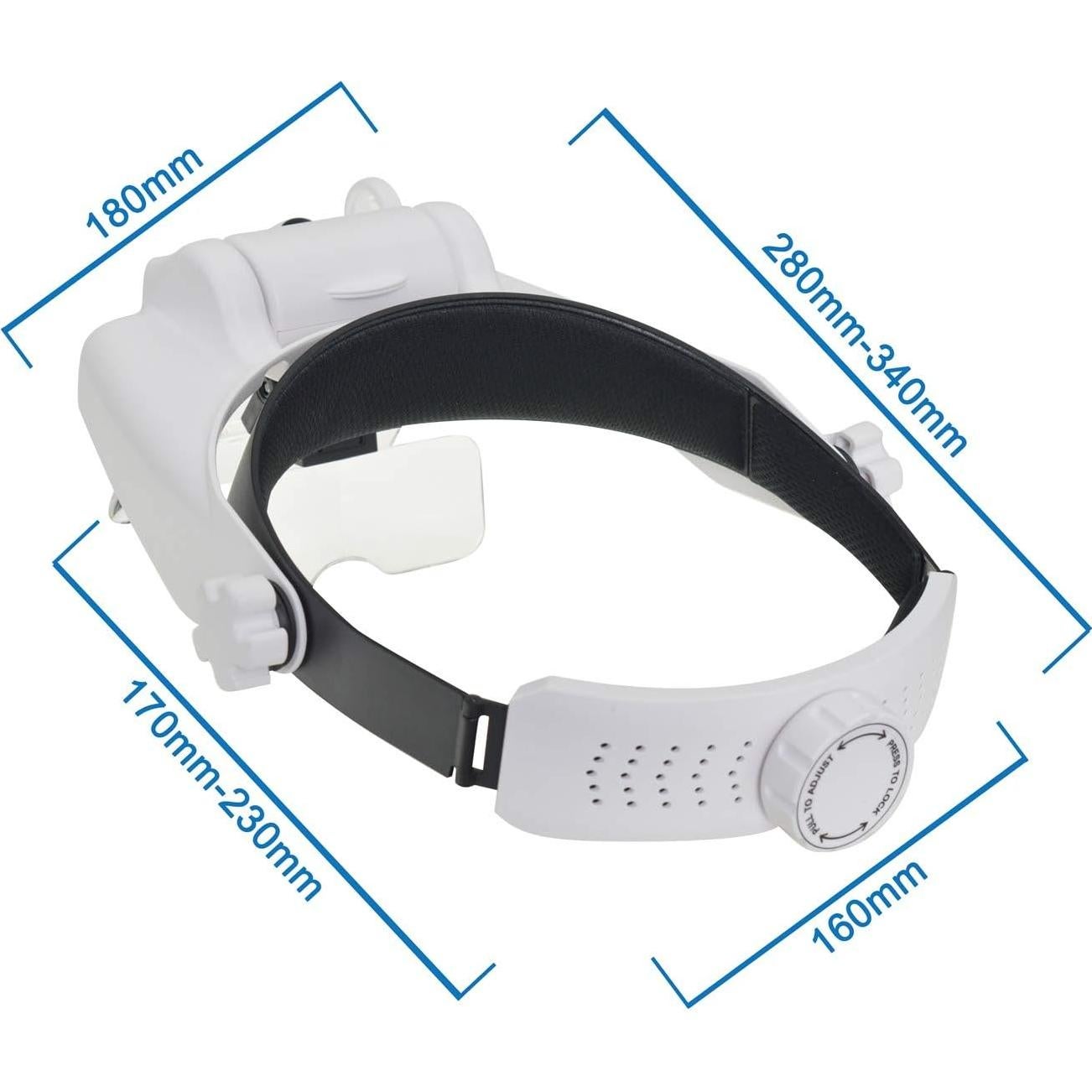 Lupa de Diadema YOCTOSUN 1X-14X LED Recargable