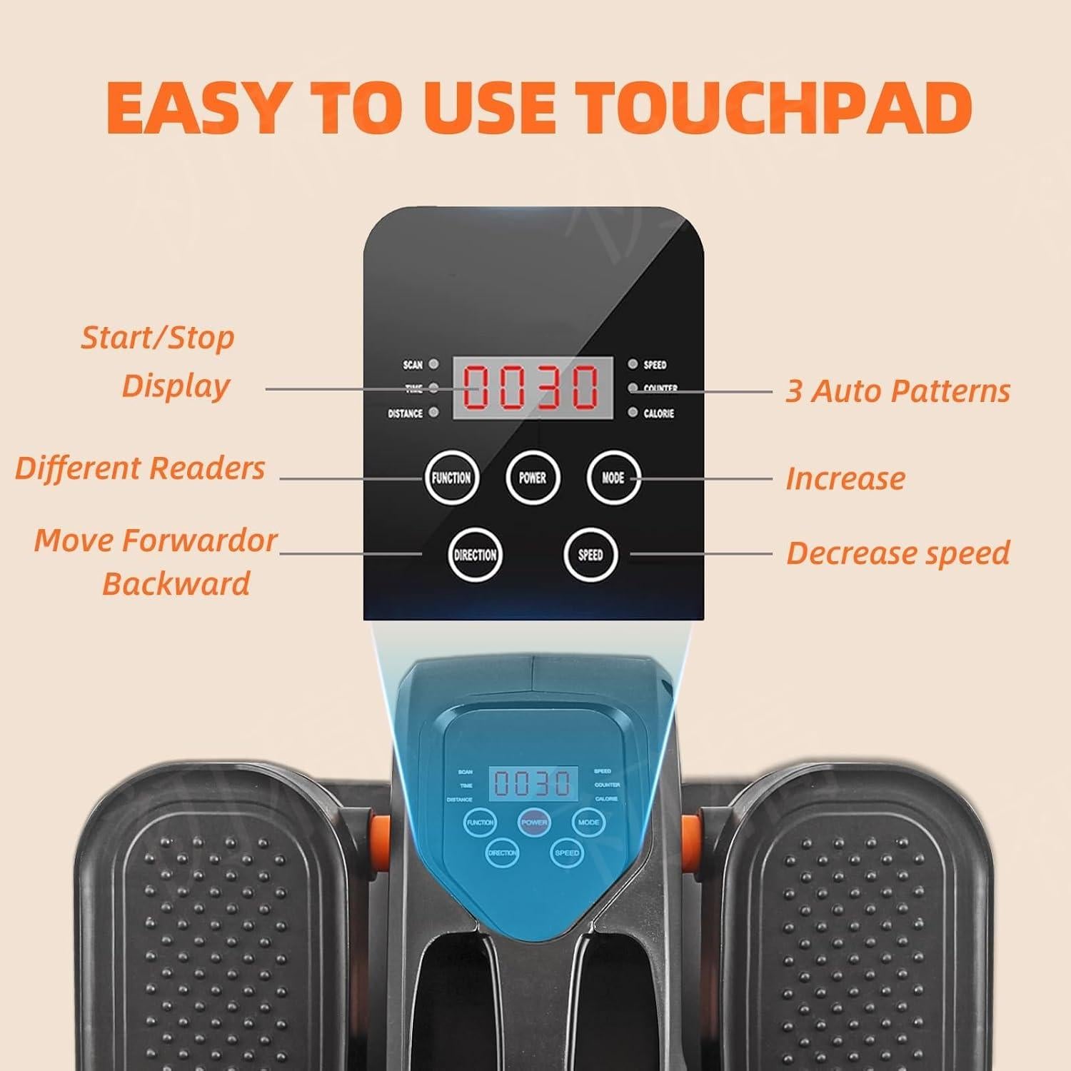 Elíptica Bajo Escritorio E-Shine Leisure O1 Pro 7.53kg