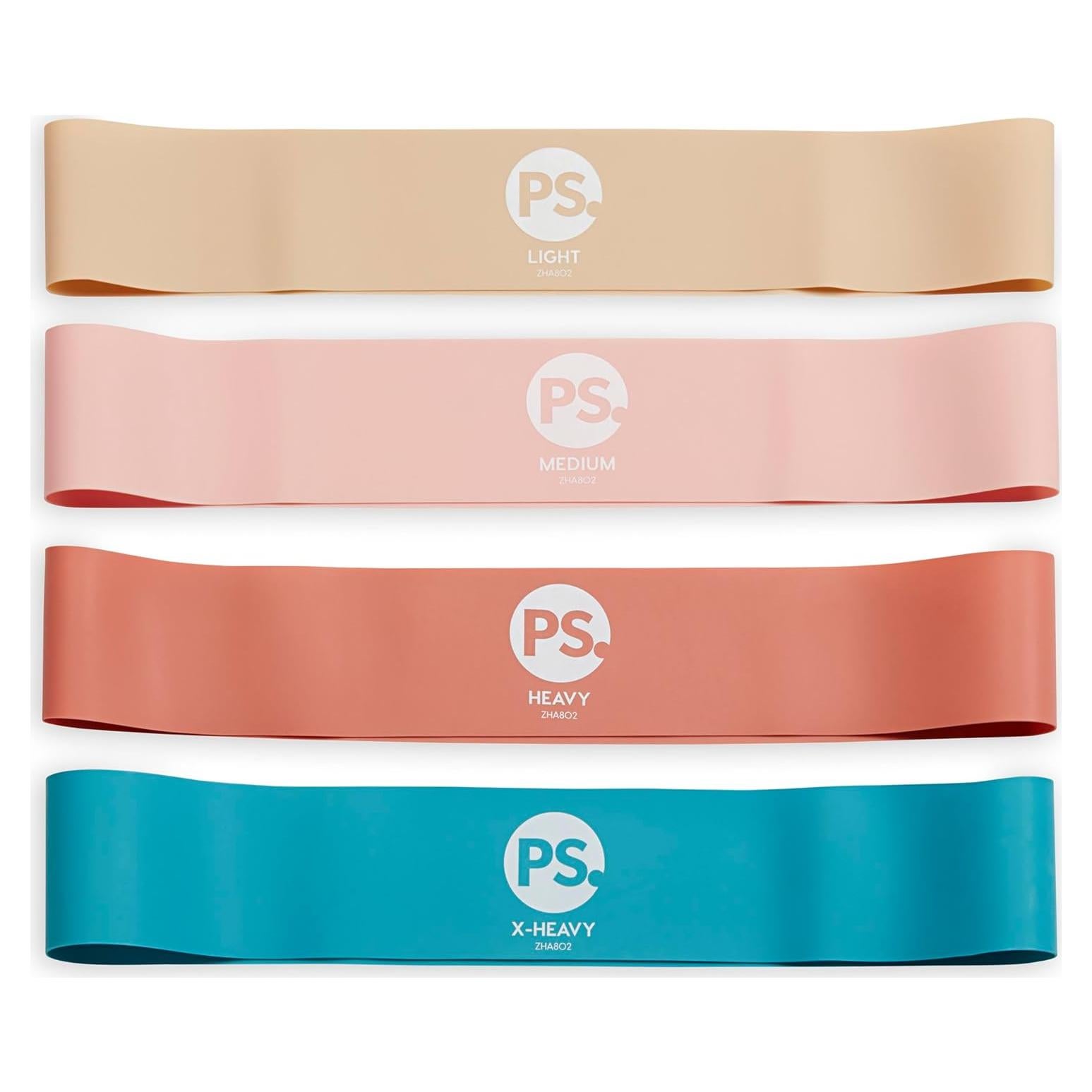 Bandas de Resistencia Progresiva POPSUGAR - Set de 4 Unidades