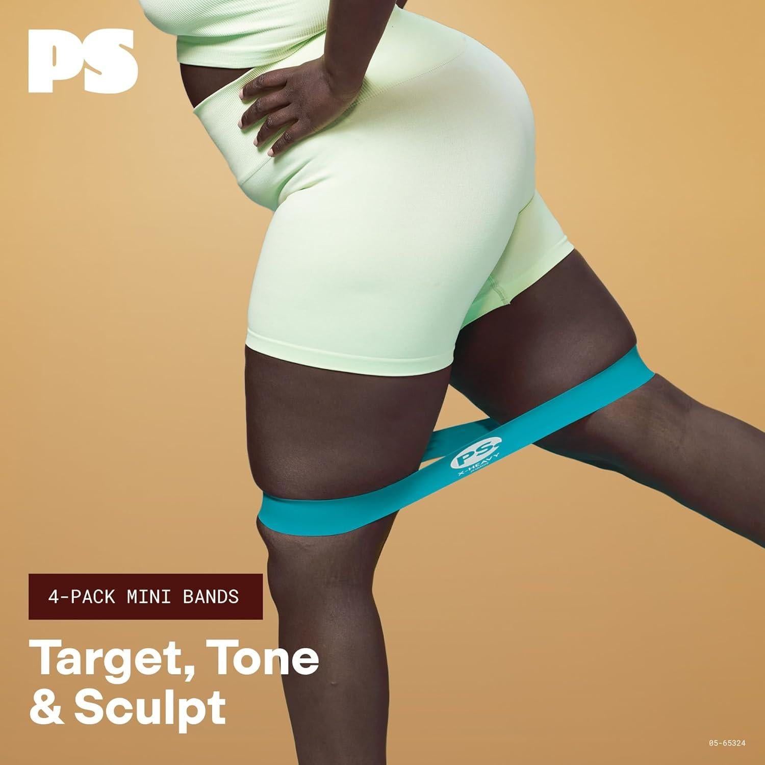 Bandas de Resistencia Progresiva POPSUGAR - Set de 4 Unidades