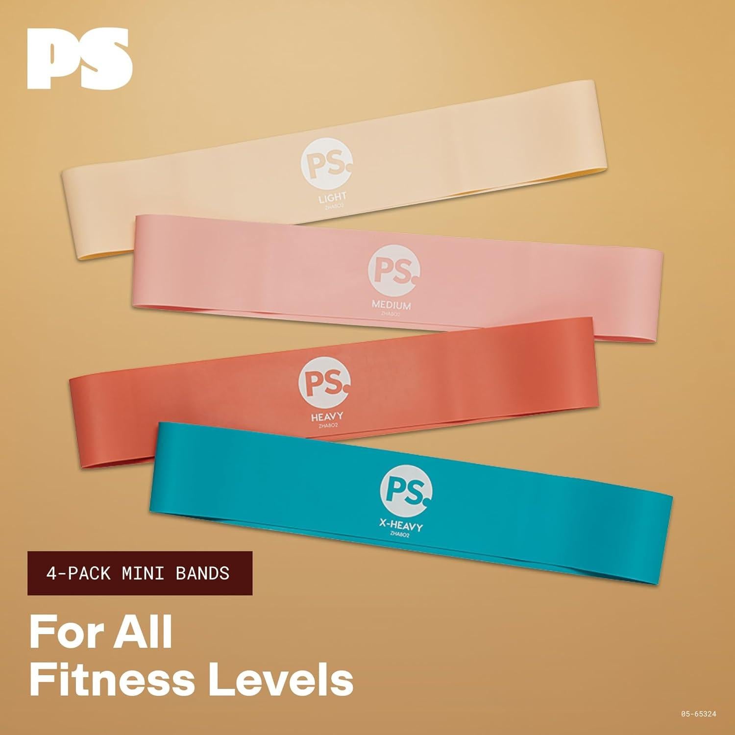 Bandas de Resistencia Progresiva POPSUGAR - Set de 4 Unidades