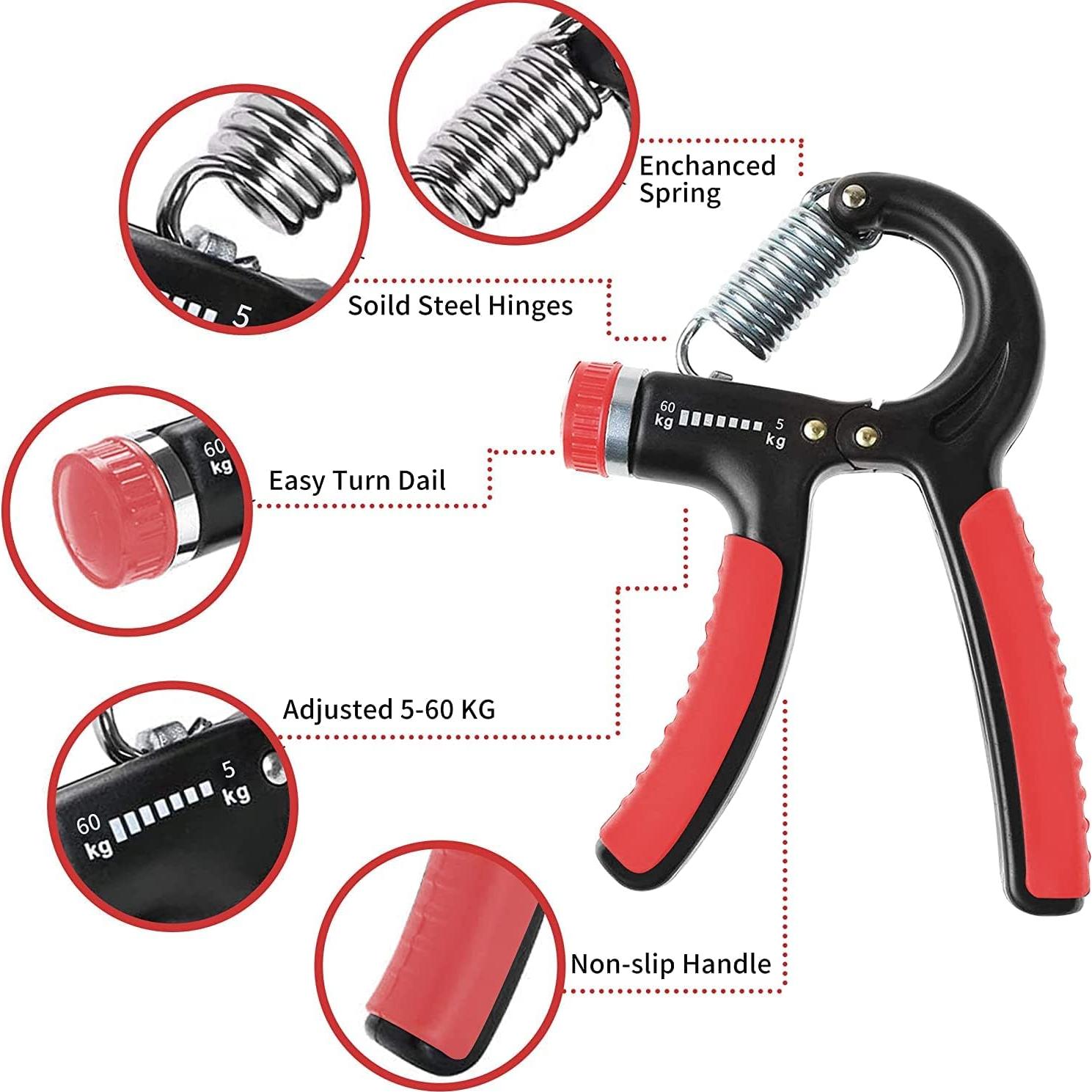 Entrenador de Fuerza de Agarre HCT STYLE Ajustable 5-60kg