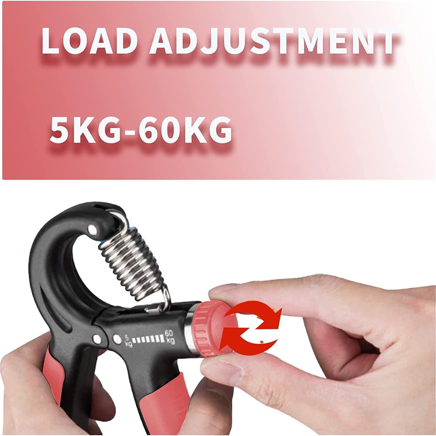 Entrenador de Fuerza de Agarre HCT STYLE Ajustable 5-60kg