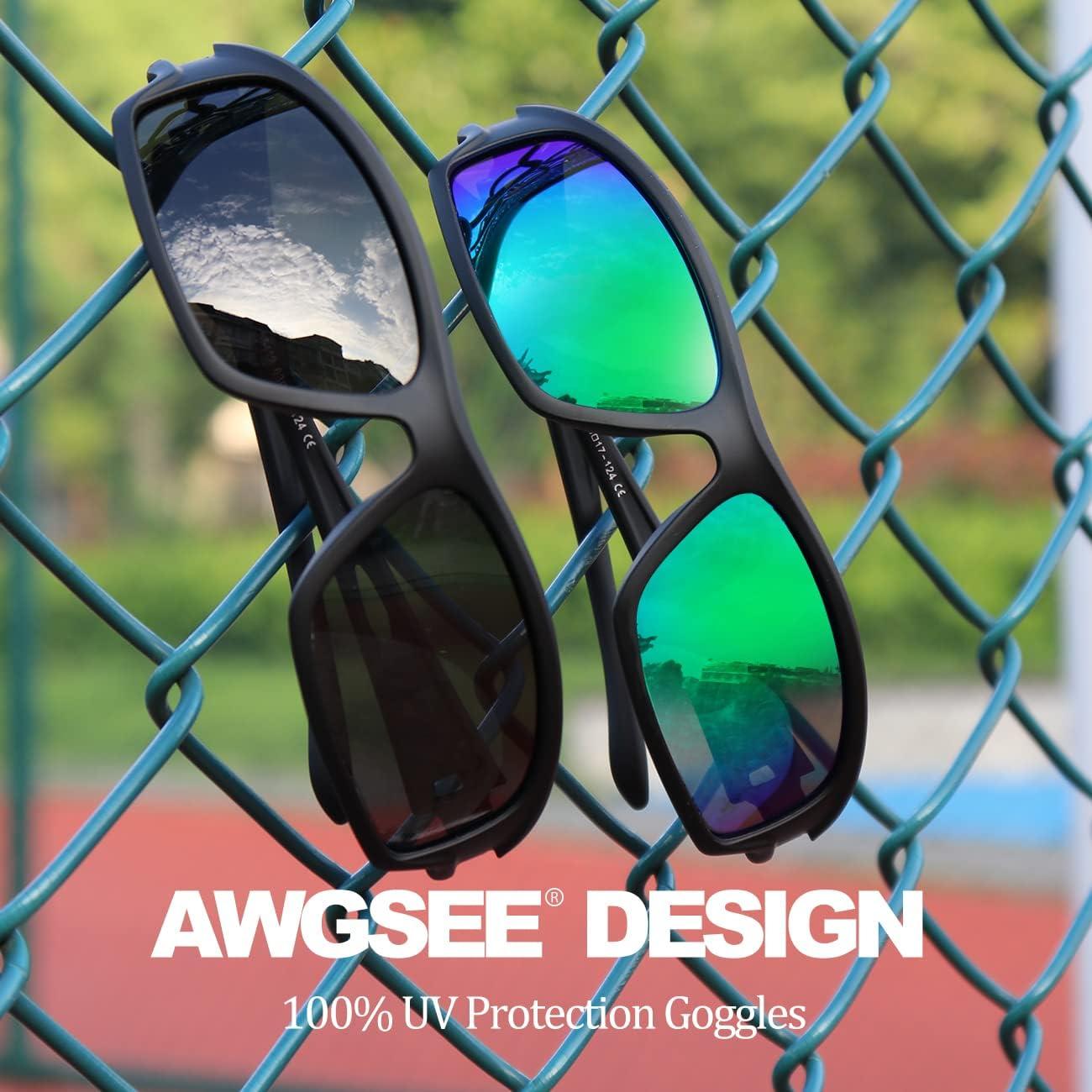 Gafas de Sol Polarizadas AWGSEE para Hombres 100% UV - 2 Piezas