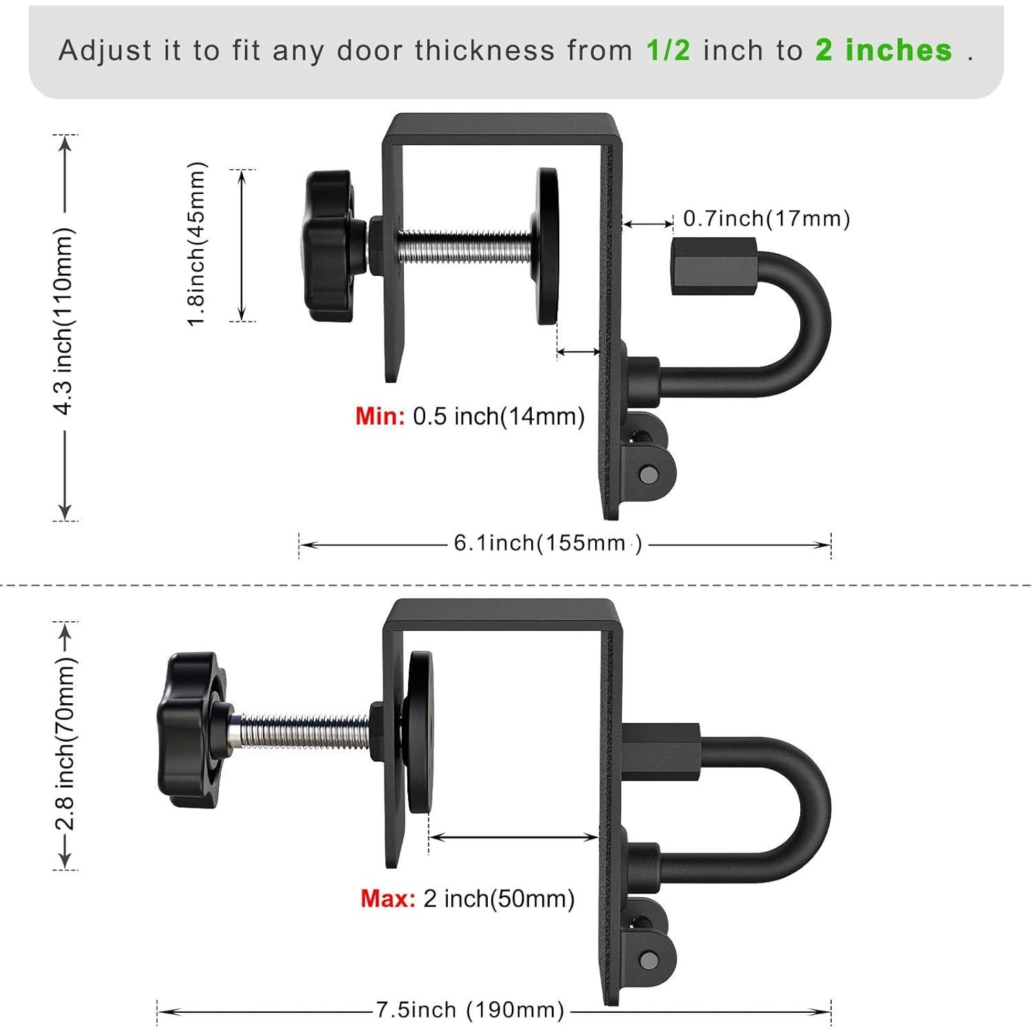 Anclaje de Puerta Kipika - Polea para Hombro - Rehabilitación