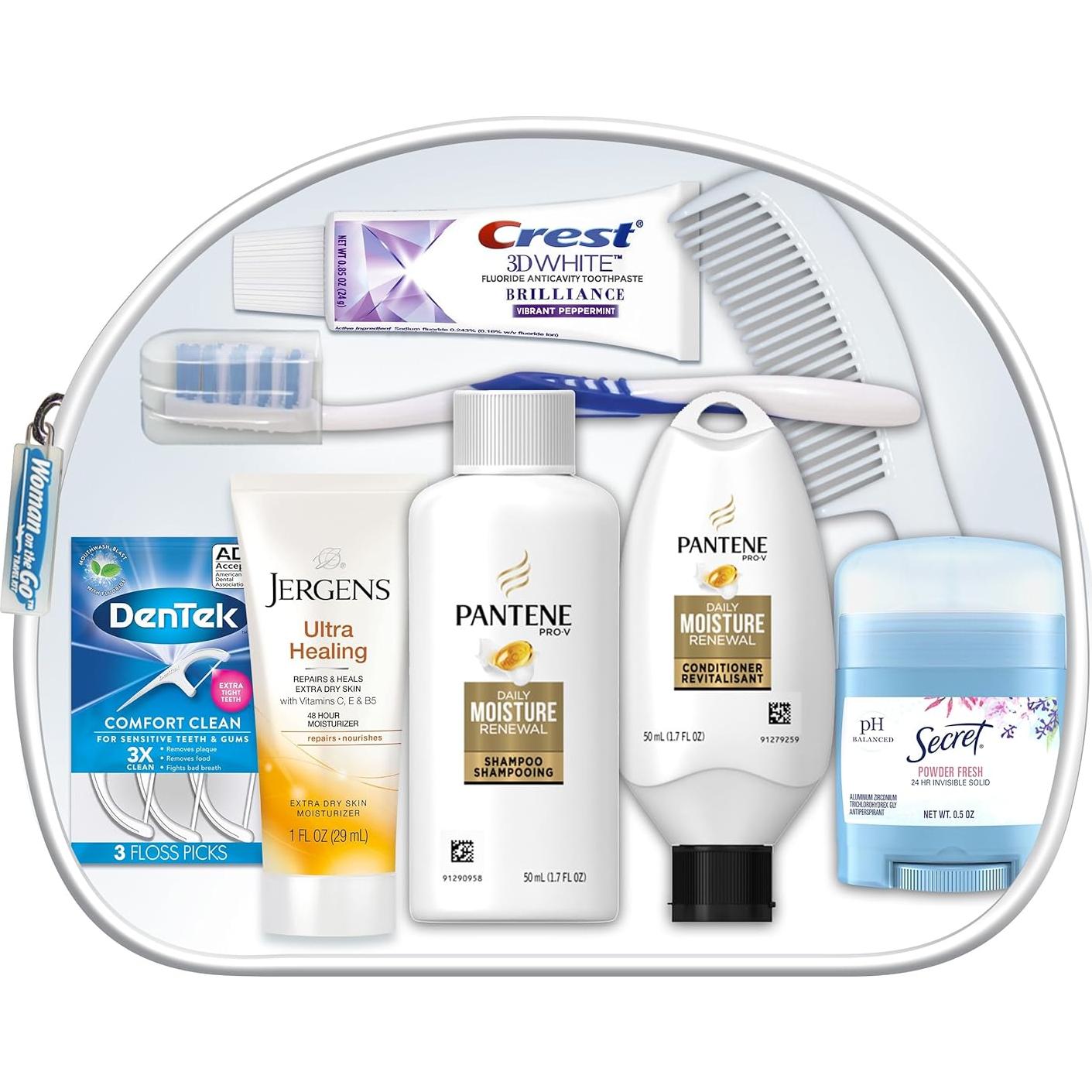 Kit de Viaje 10 Piezas Convenience Kits para Mujeres