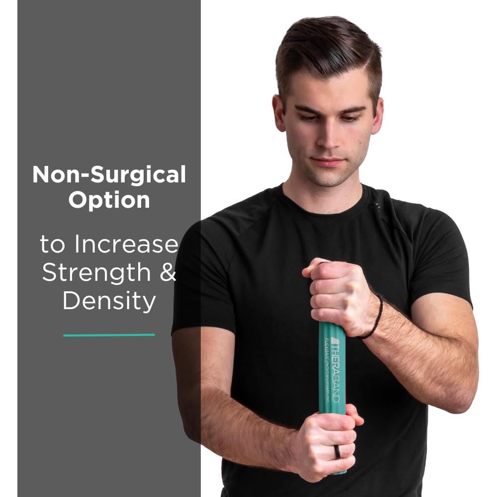Barra de Terapia THERABAND FlexBar Verde Mediana 30.48cm