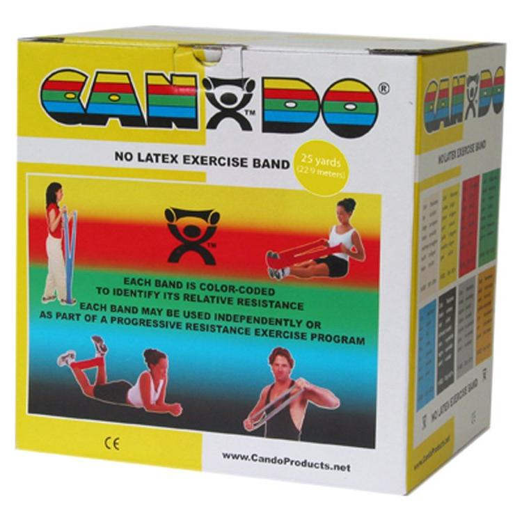Banda de Ejercicio CanDo 10-5631 Sin Láttex 22.86 m Amarillo