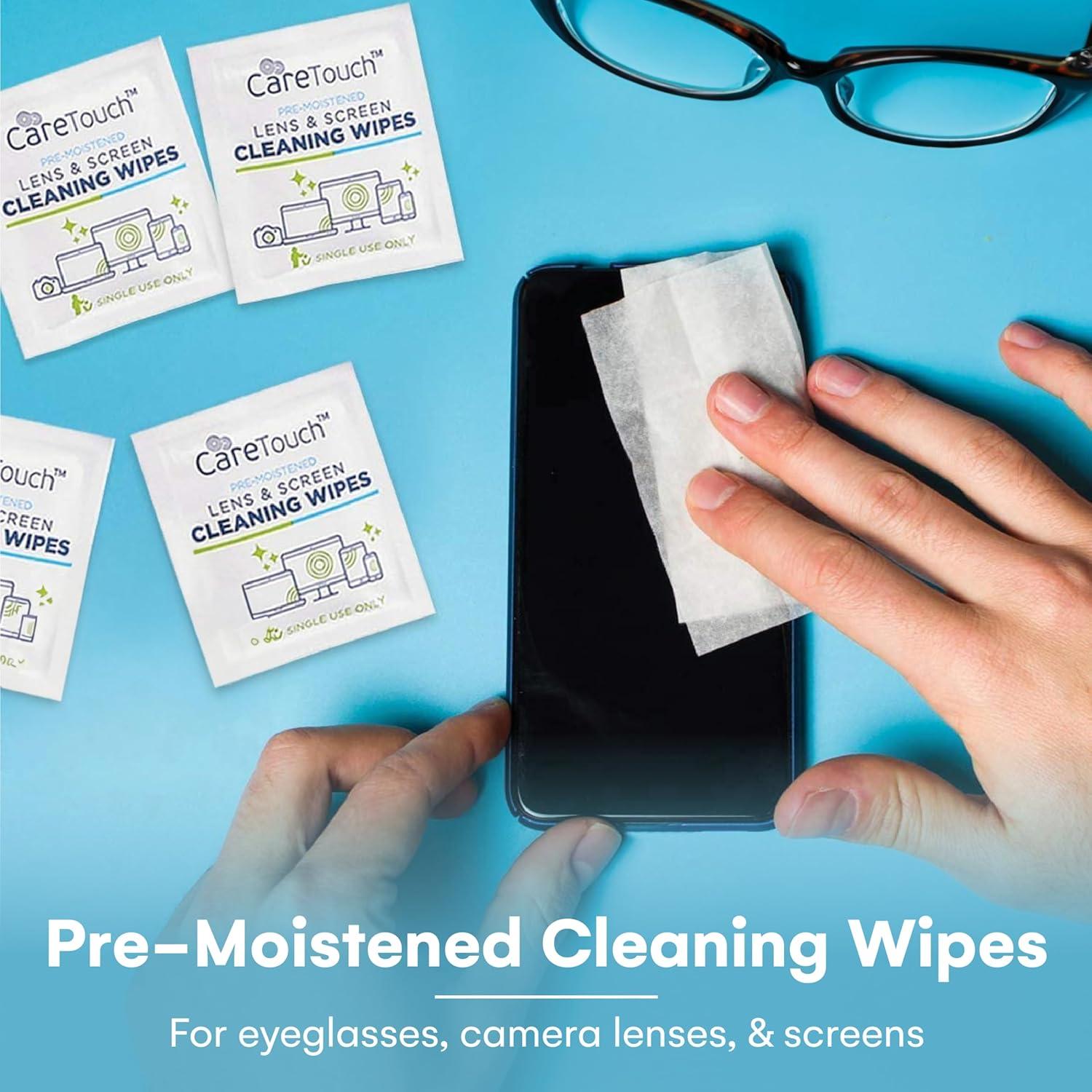 Toallitas para Lentes Care Touch - 210 Prehumedecidas