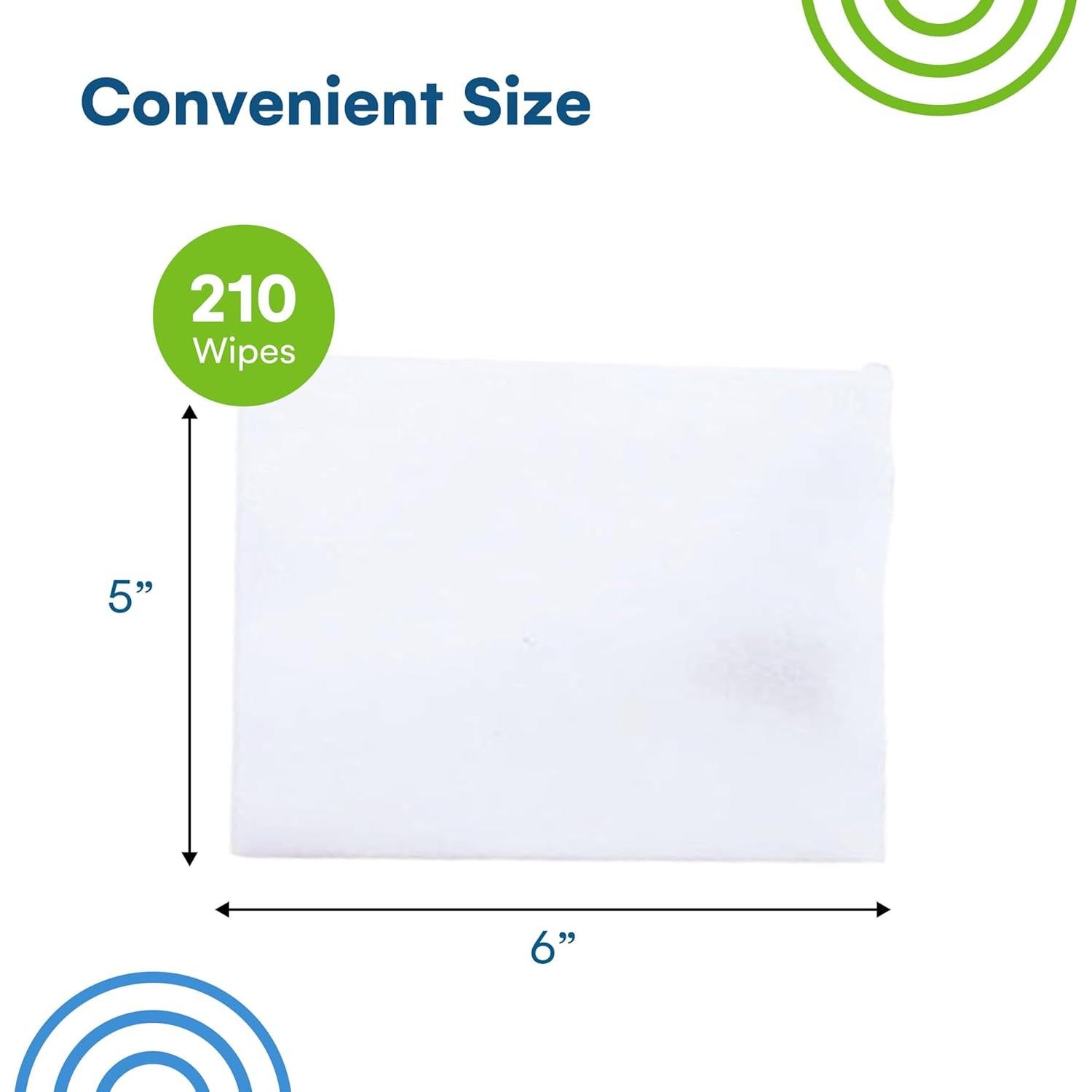 Toallitas para Lentes Care Touch - 210 Prehumedecidas