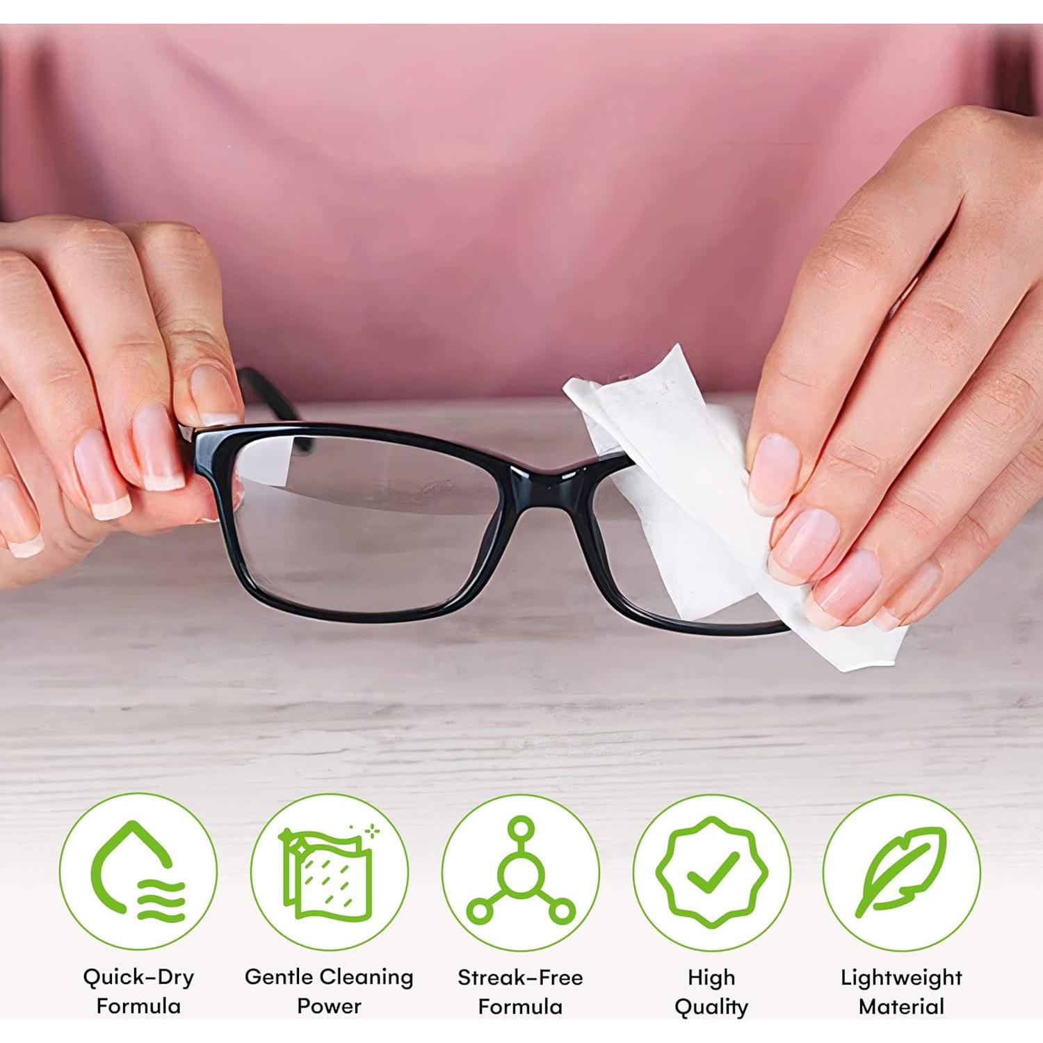 Toallitas para Lentes Care Touch - 210 Prehumedecidas