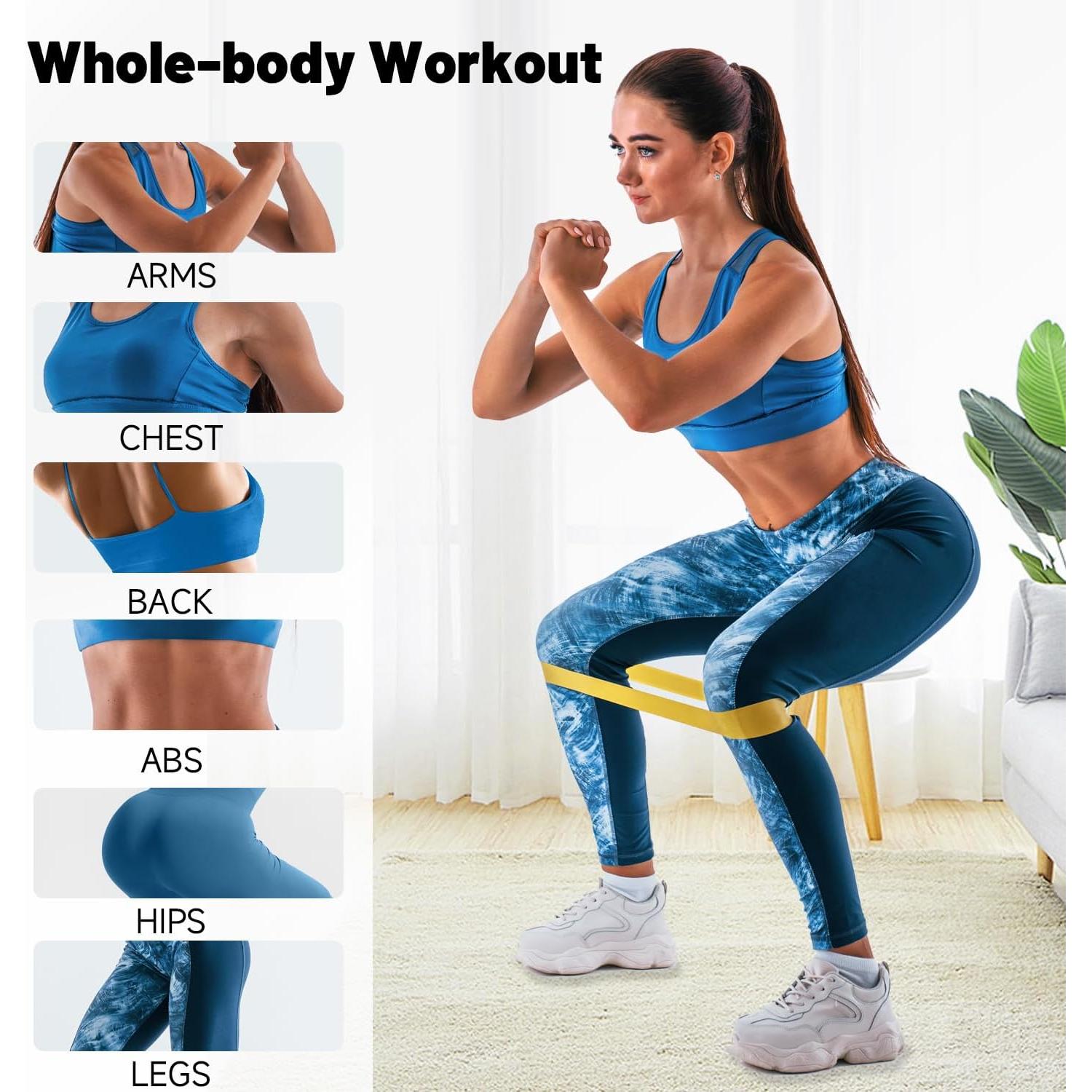 Bandas de Resistencia ROSAPOAR 5 Piezas 2.27-18.14 kg