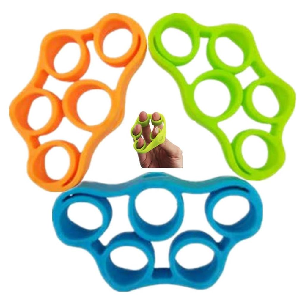 Ejercitador de Dedos FMELAH - Set de 3 Piezas Silicona