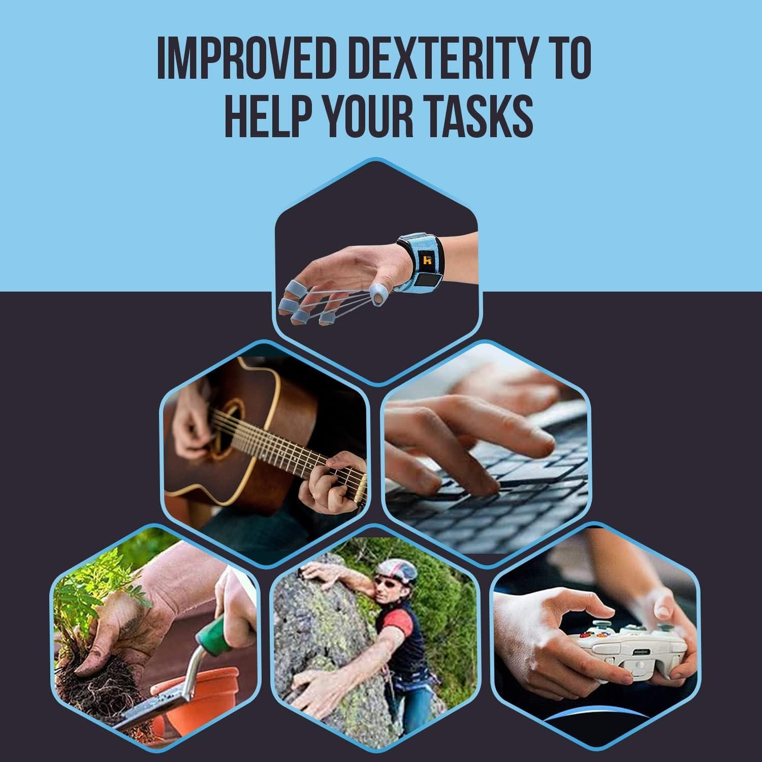 Fortalecedor de Dedos Rapid Fingers - Banda de Resistencia 18kg