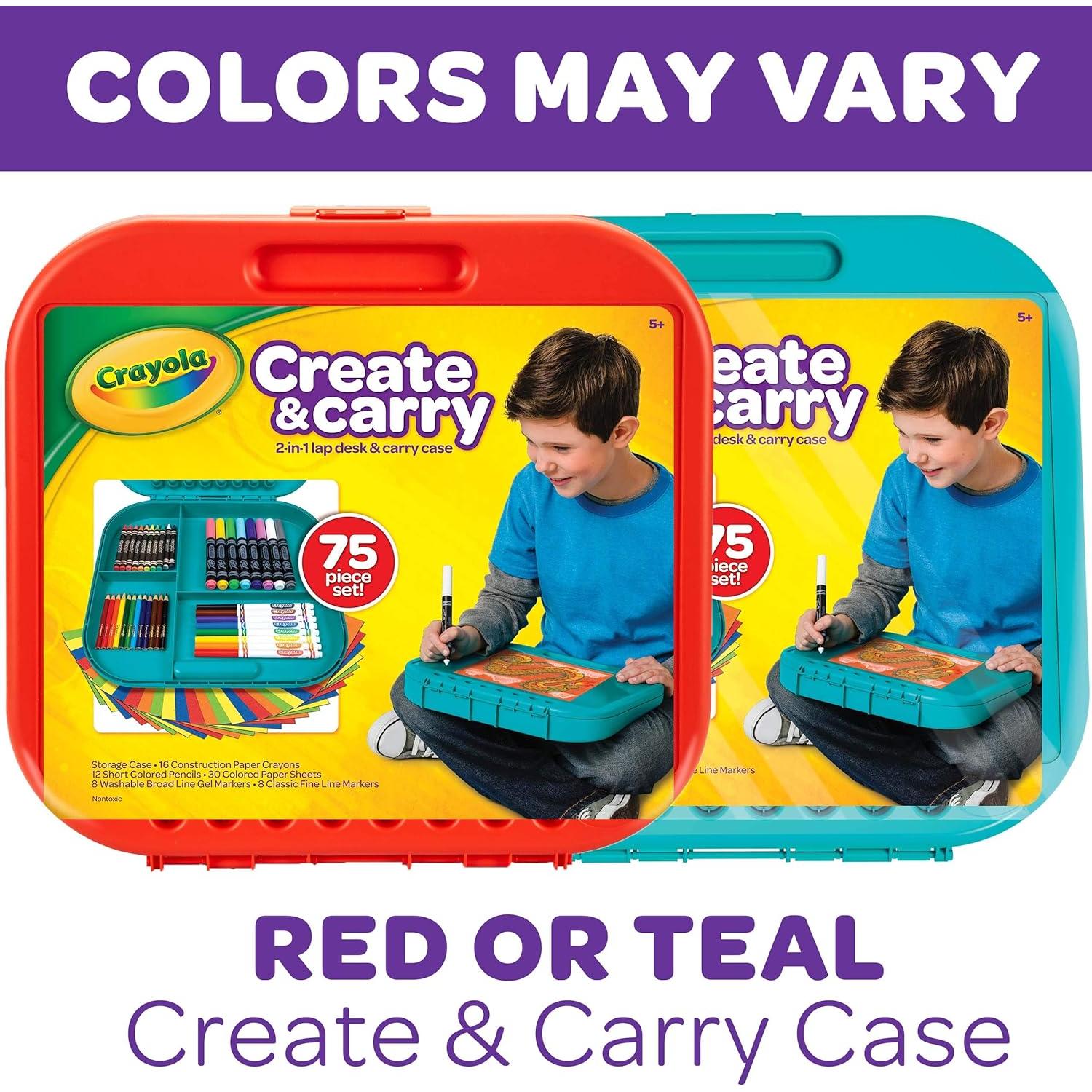 Conjunto de Arte Crayola Create 'N Carry 75 Piezas