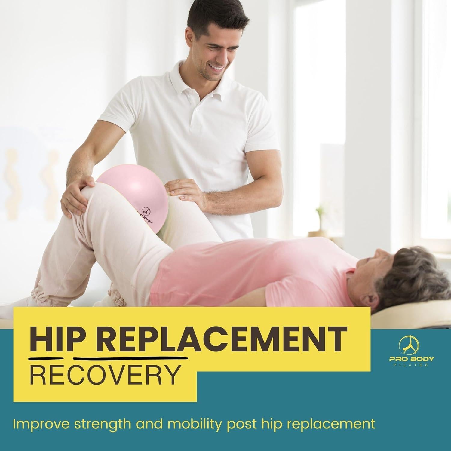 Pelota de Ejercicio ProBody Pilates 22.86 cm Rosa Anti-Explosión