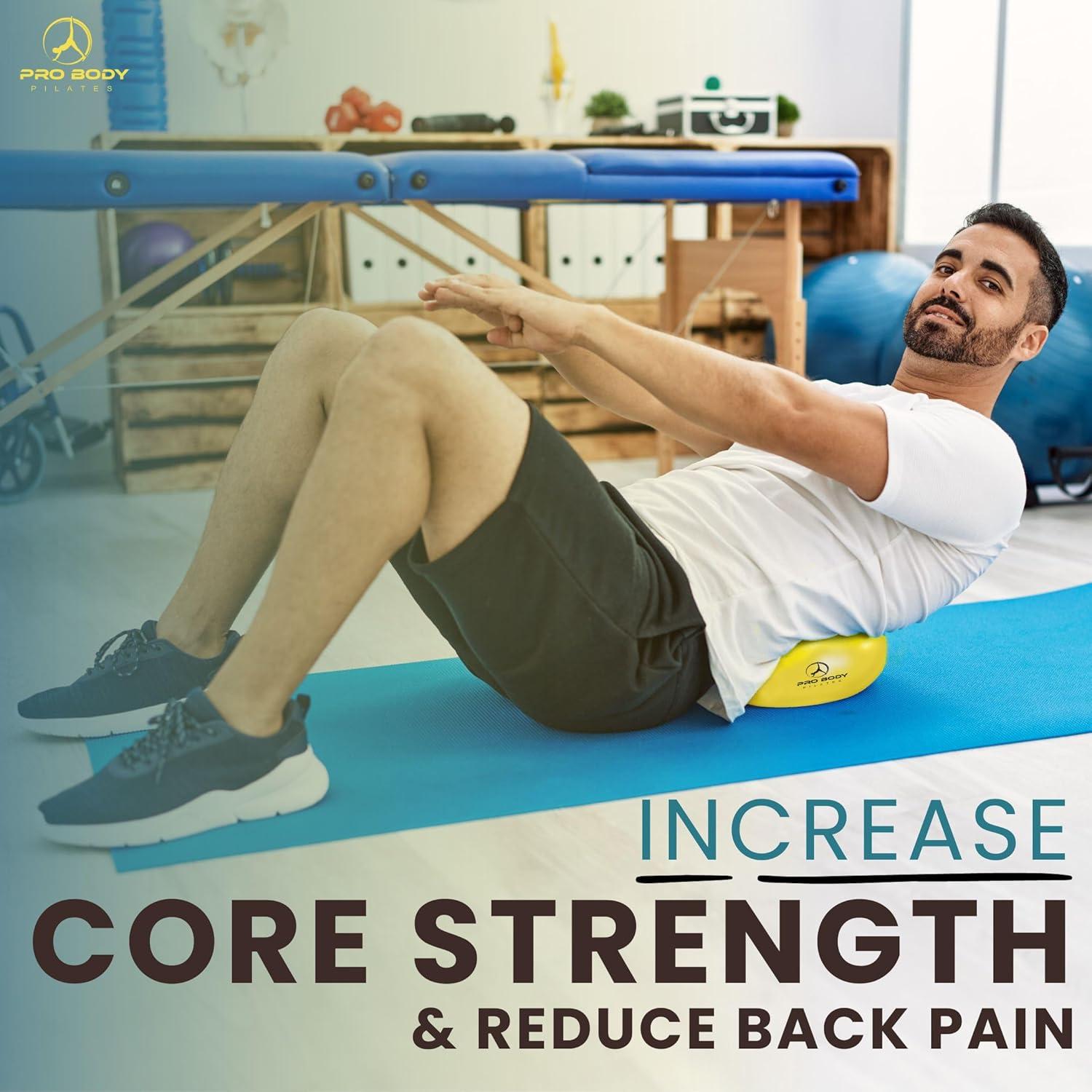 Pelota de Ejercicio ProBody Pilates 22.86 cm Rosa Anti-Explosión