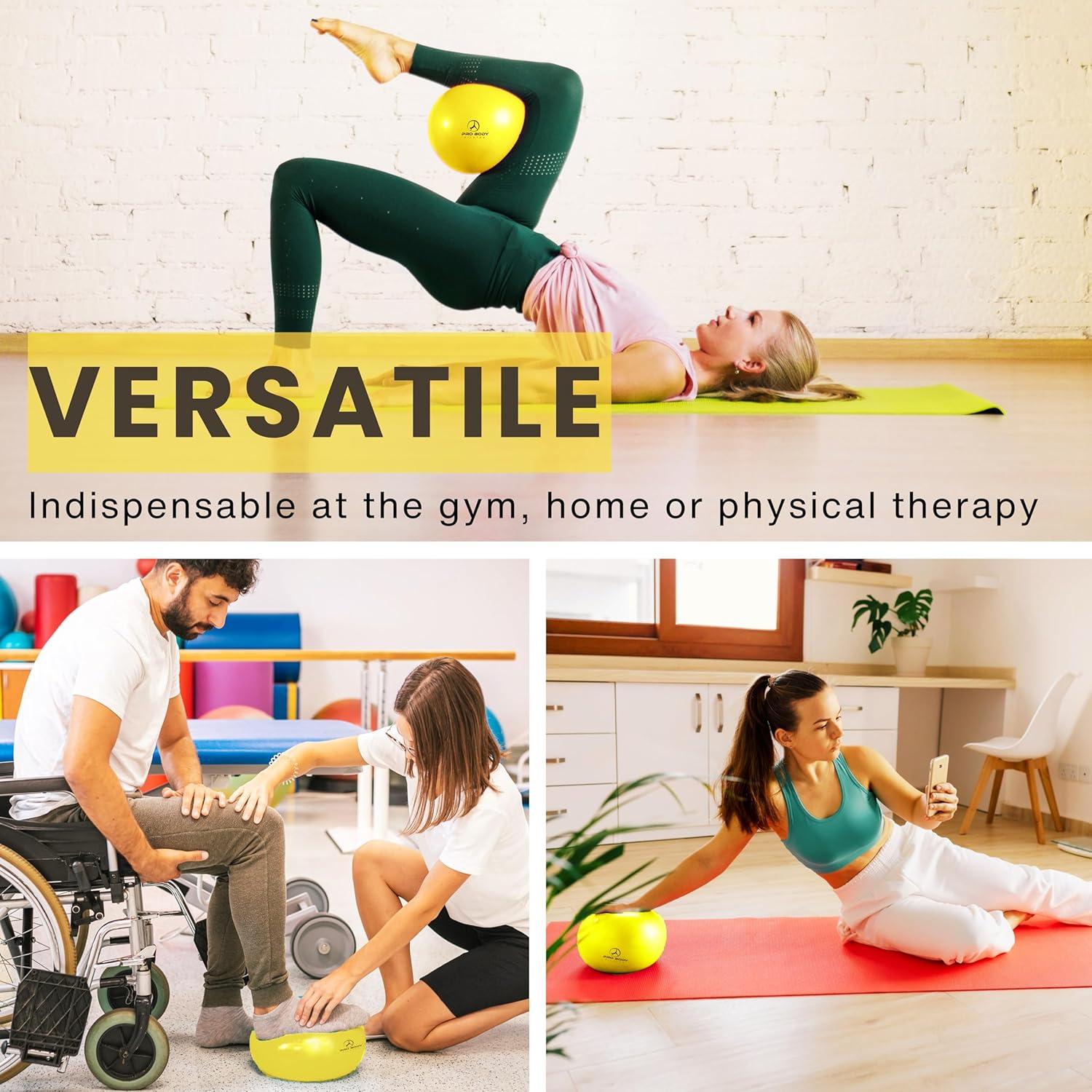 Pelota de Ejercicio ProBody Pilates 22.86 cm Rosa Anti-Explosión