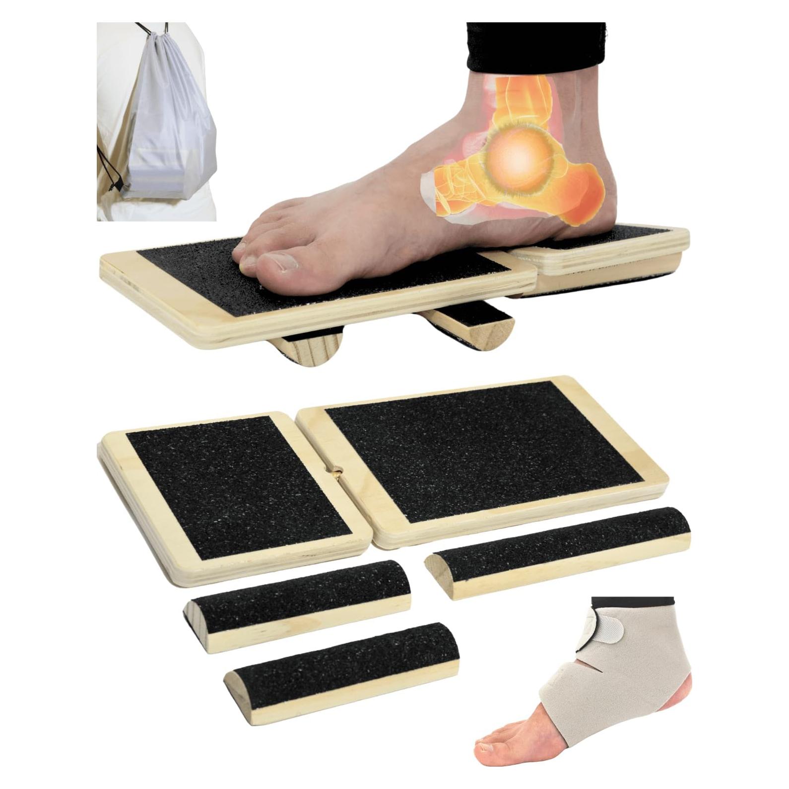 Fortalecedor de Tobillo Caredgitz con Férula y Tabla de Equilibrio