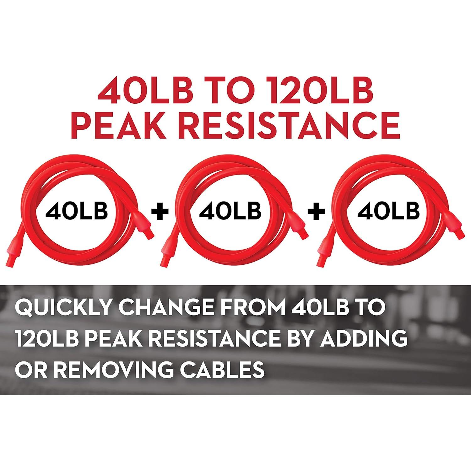 Sistema de Cable de Resistencia Lifeline TNT 120 lbs Ajustable