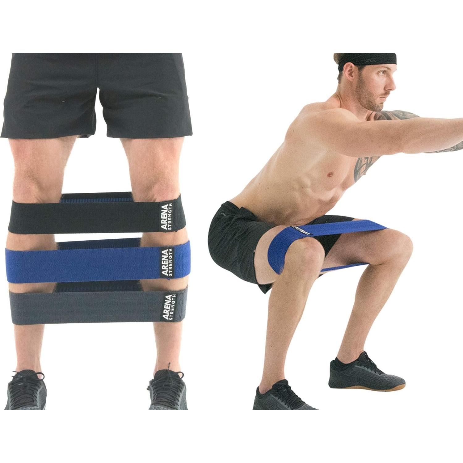 Bandas de Resistencia de Tela Arena Strength - 3 Niveles para Glúteos