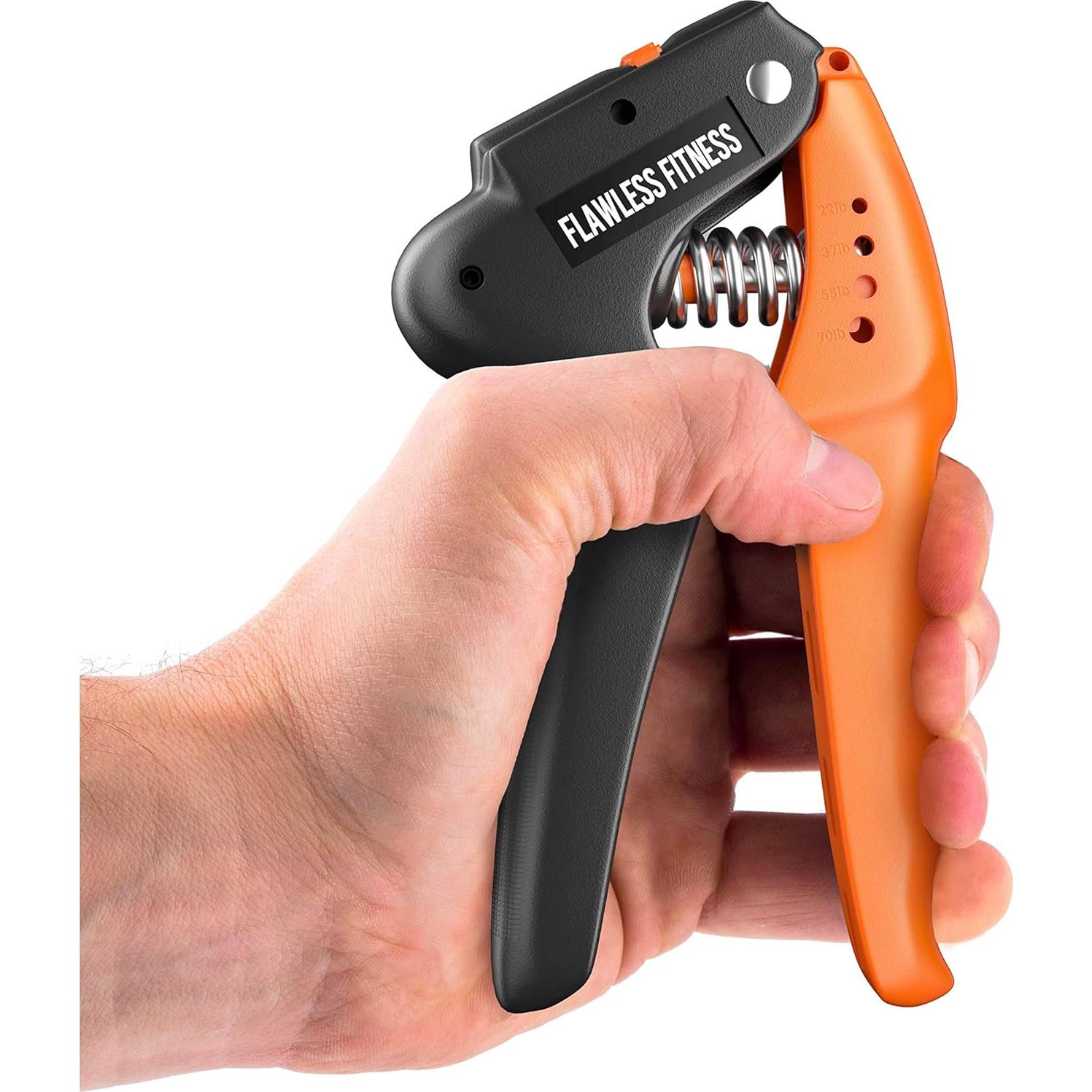 Fortalecedor de Agarre de Mano Flawless Fitness Ajustable 10-32 kg