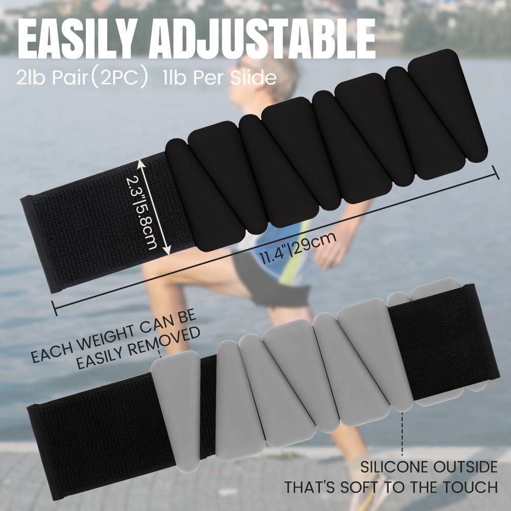 Pesas de Muñeca y Tobillo Inspack 0.91 kg Verde Bosque