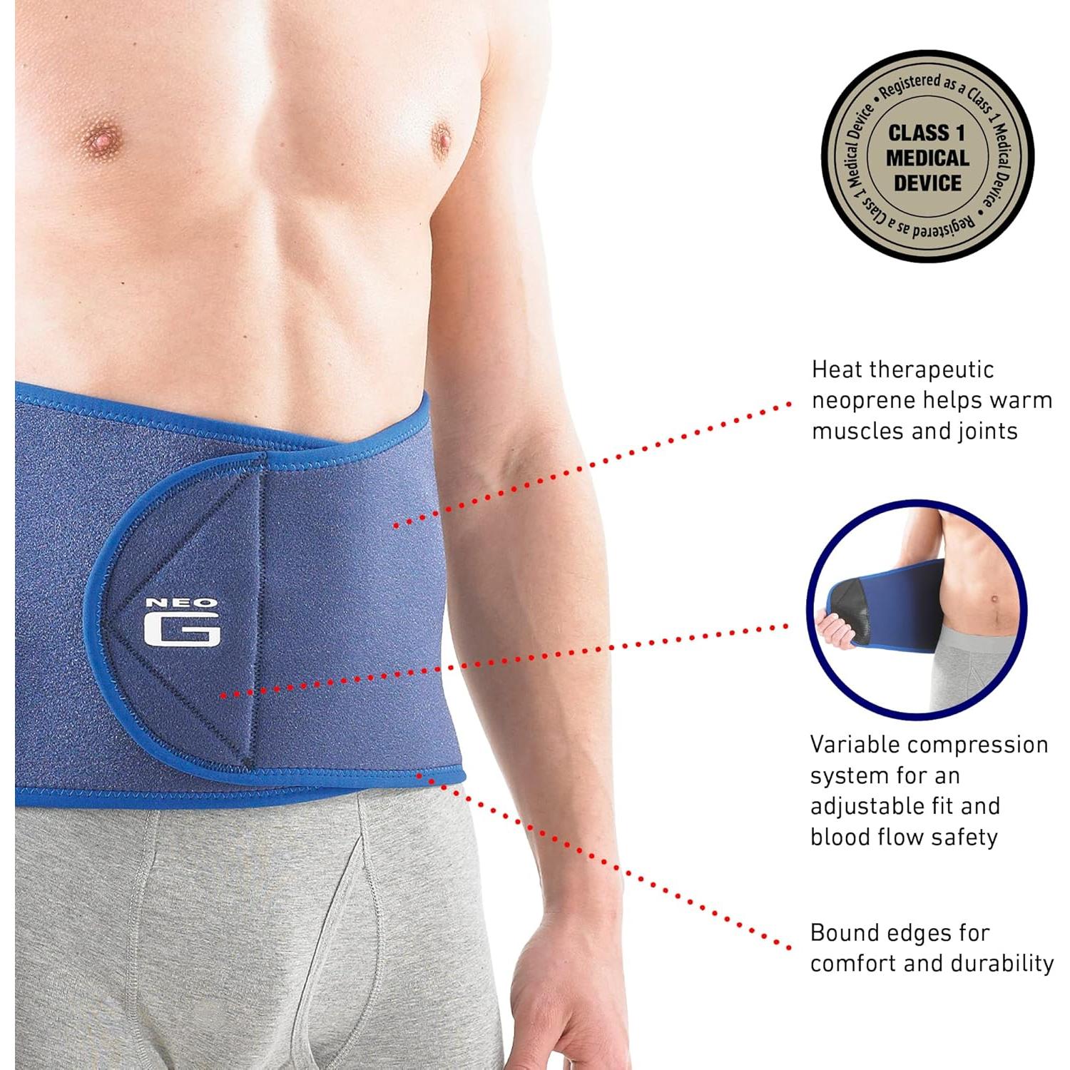 Faja de Cintura Espalda Neo-G - Soporte Ajustable Unisex