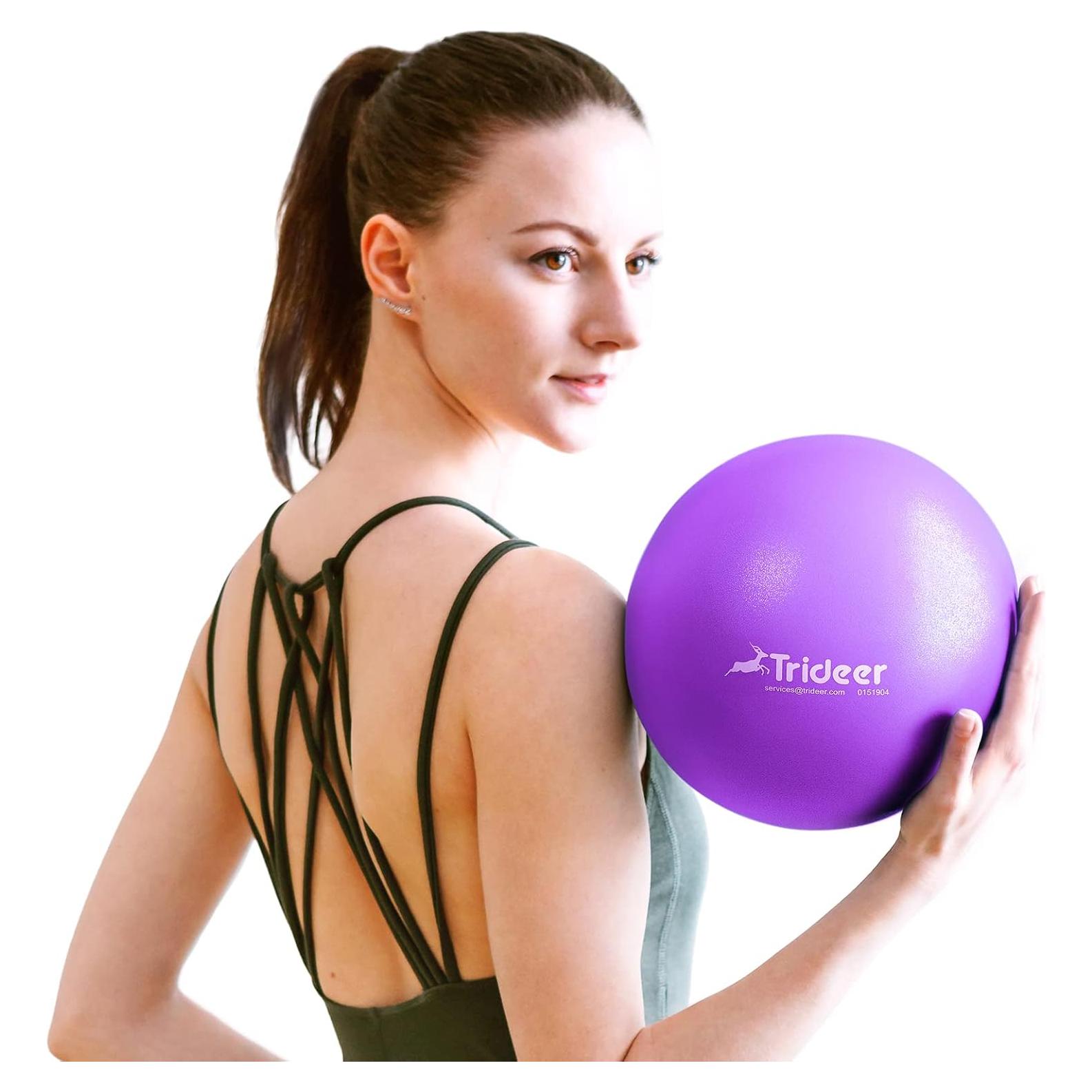 Pelota de Pilates Trideer 22.86 cm PVC para Ejercicio