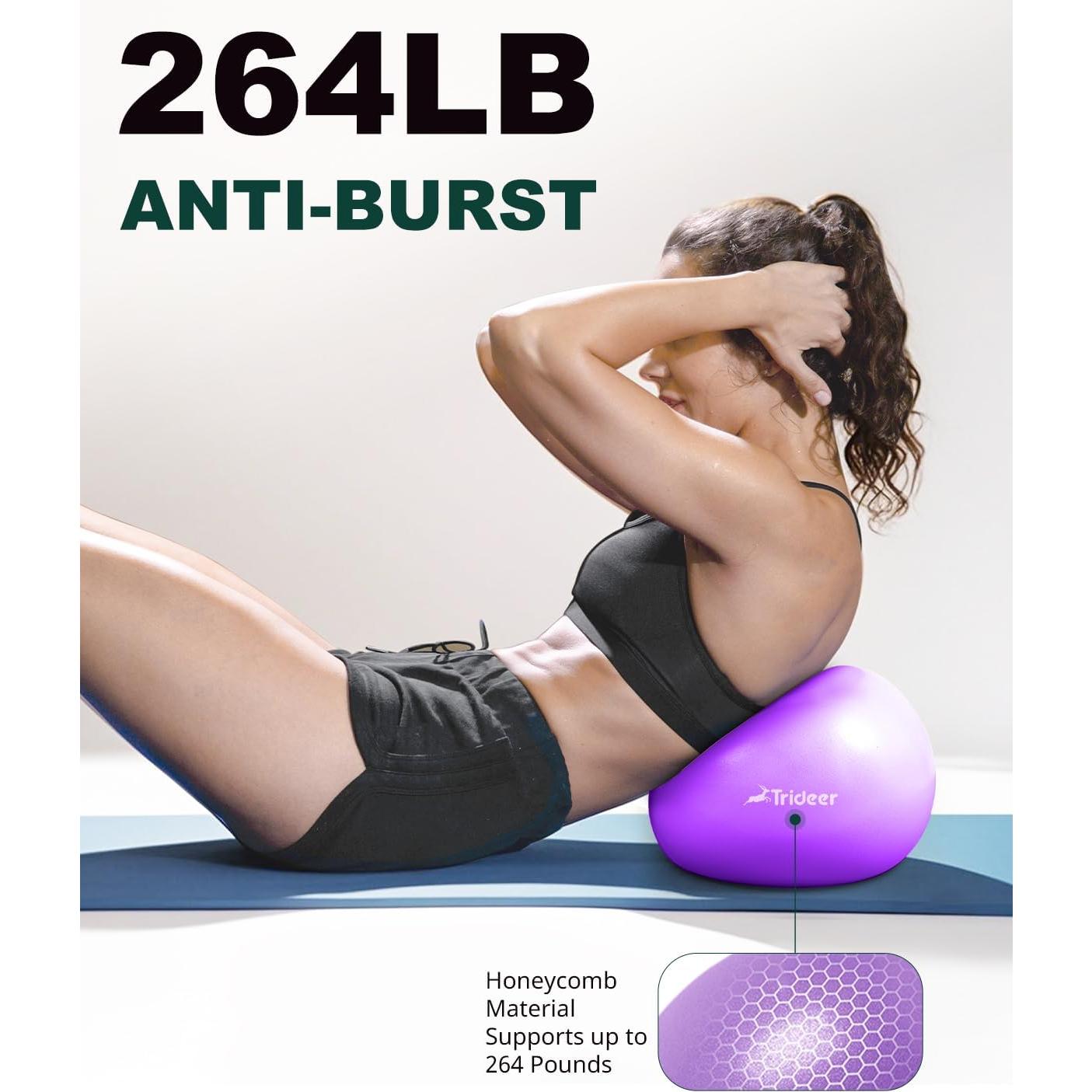 Pelota de Pilates Trideer 22.86 cm PVC para Ejercicio