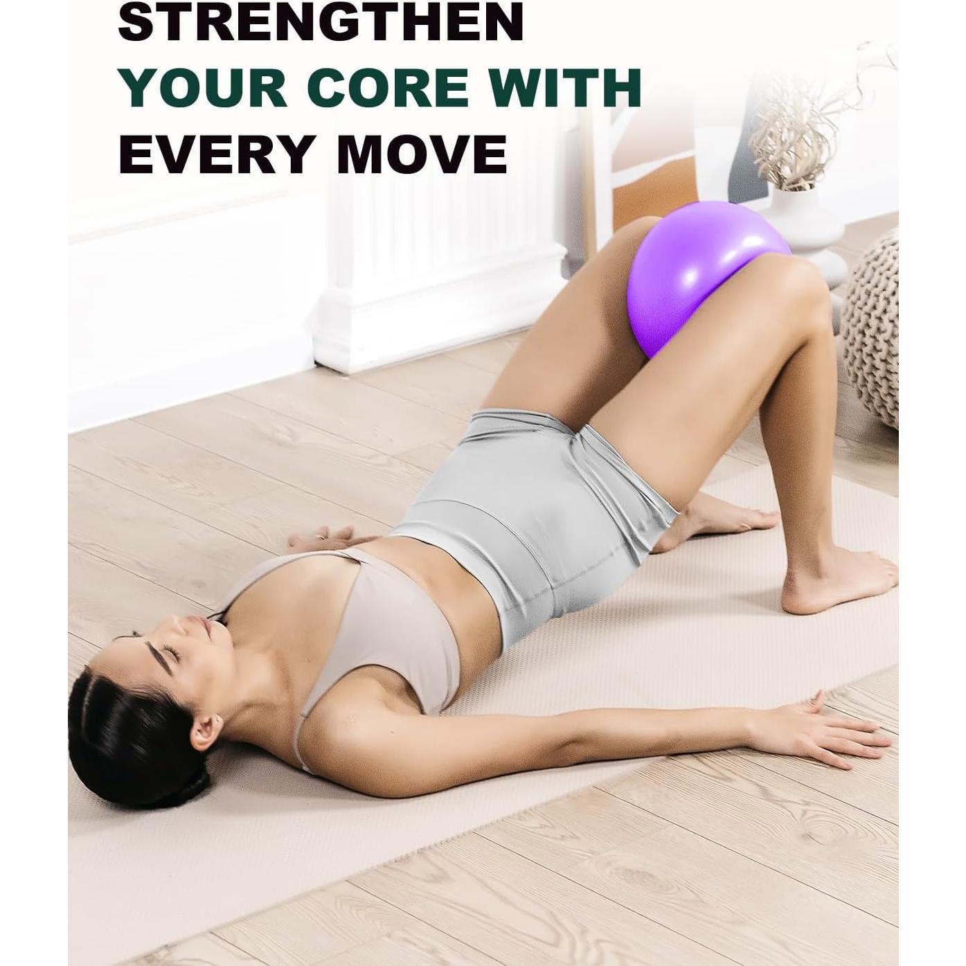 Pelota de Pilates Trideer 22.86 cm PVC para Ejercicio